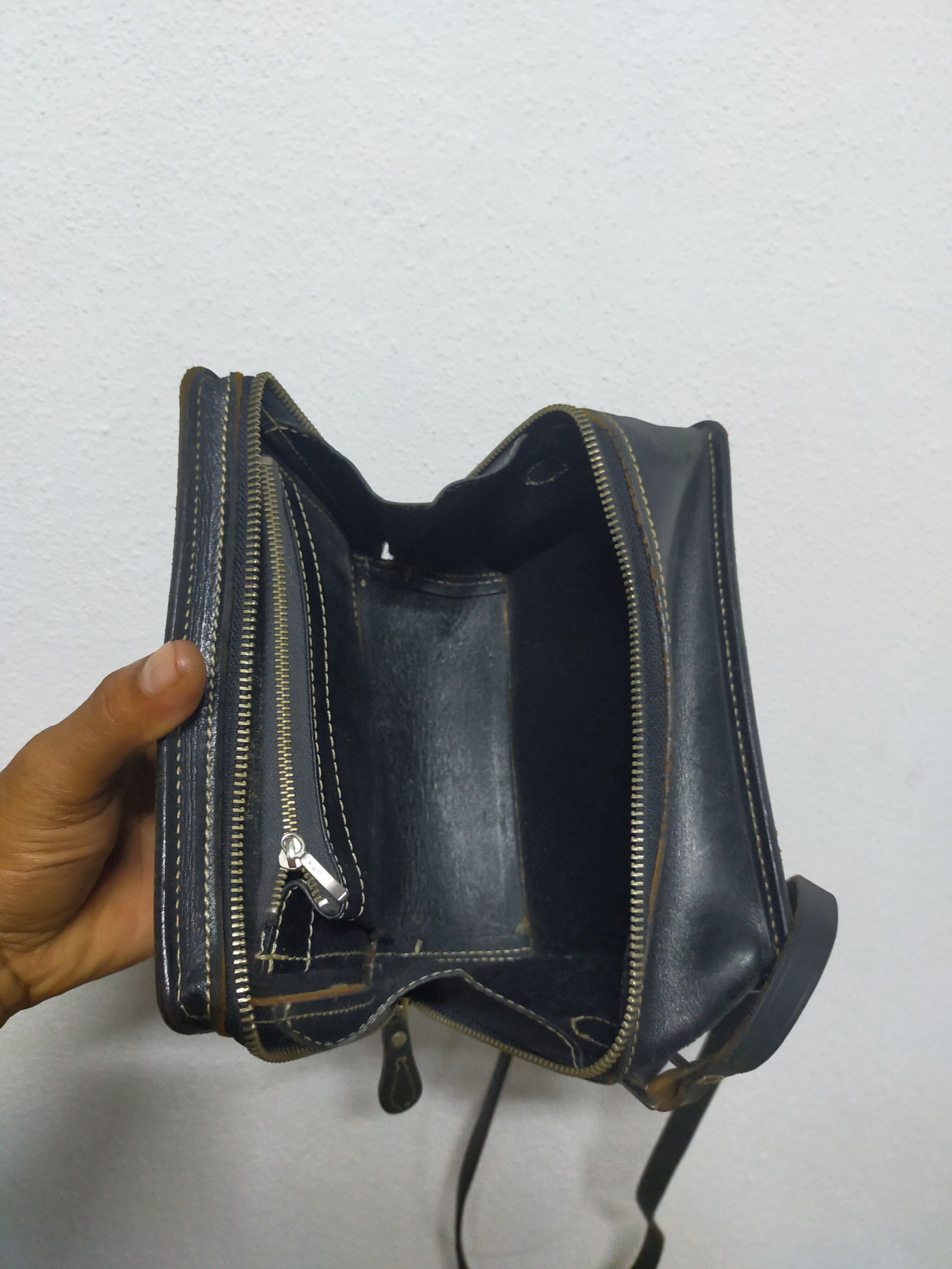 Vintage Courreges leather sling bags