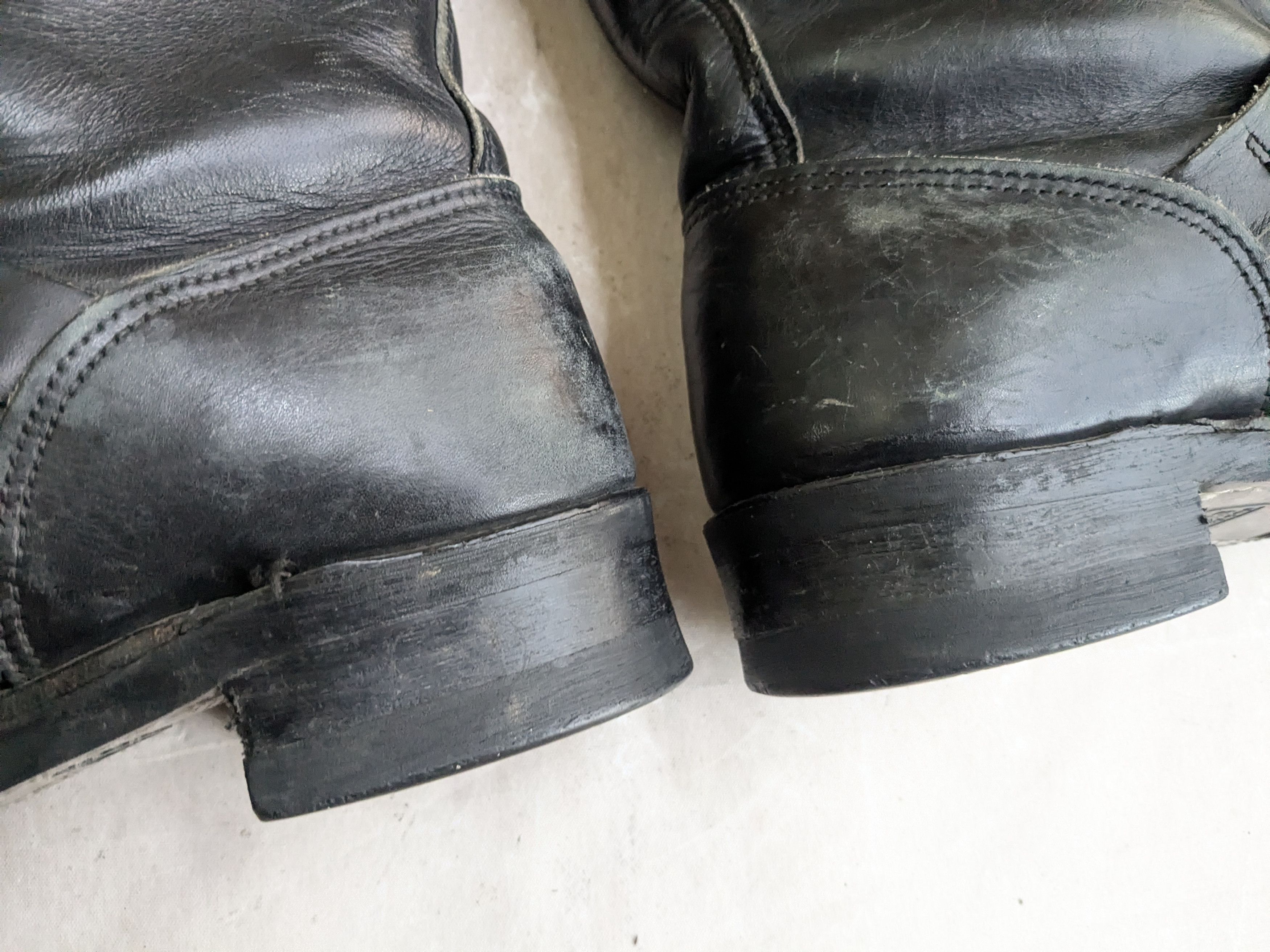 Harley Davidson Harley Davidson Engineer Boots Black Leather 10.5 Biker Size US 10.5 / EU 43-44 - 13 Thumbnail