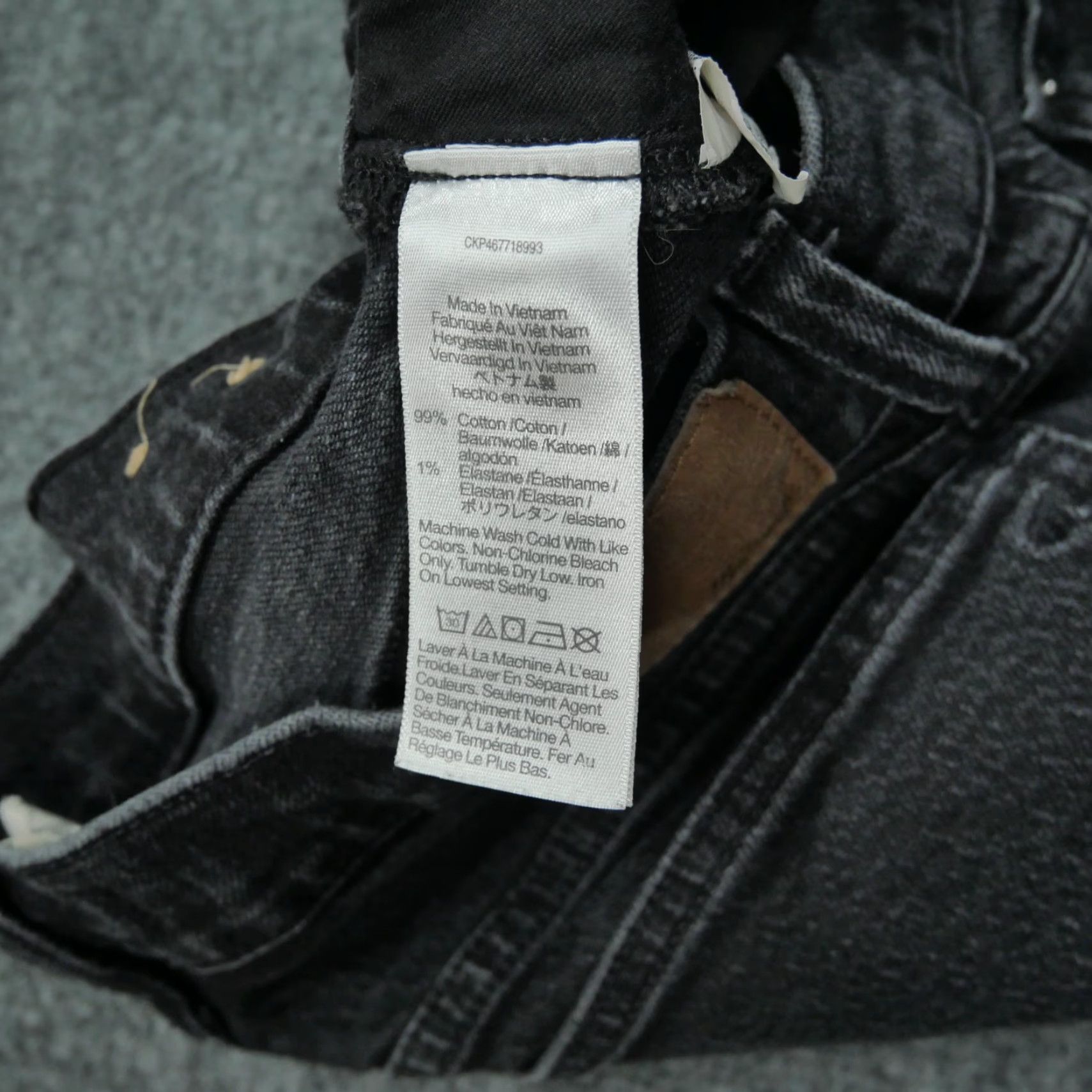 Madewell Madewell Jeans Womens 32 Black Mid Rise Vintage Tapered 5-Pocket Comfort Stretch Slim Jeans Mens? Size 24" / US 00 / IT 34 - 5 Thumbnail