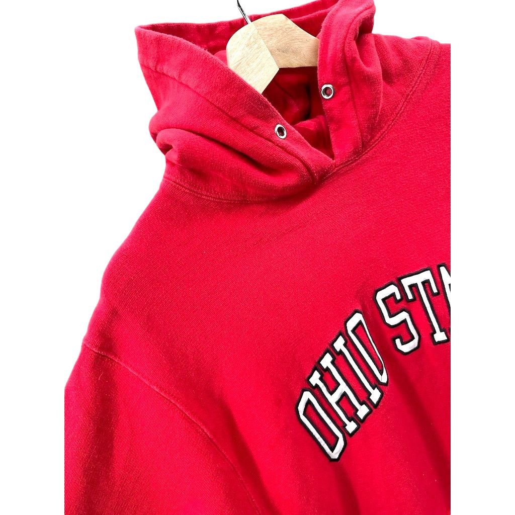 Steve And Barrys × Vintage Vintage 1990's Ohio State Embroidered College Hoodie Size US L / EU 52-54 / 3 - 5 Thumbnail