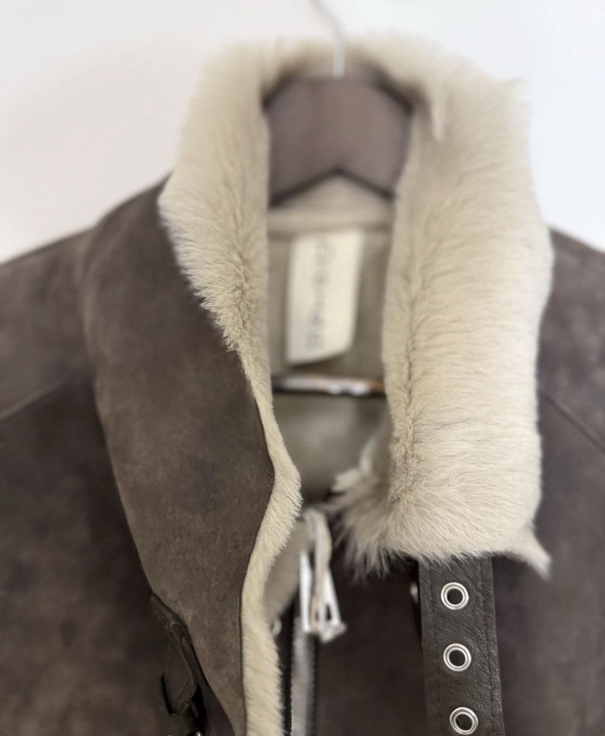 Other DELAN sheep leather Jacket NWT $1608 Size US XL / EU 56 / 4 - 8 Thumbnail