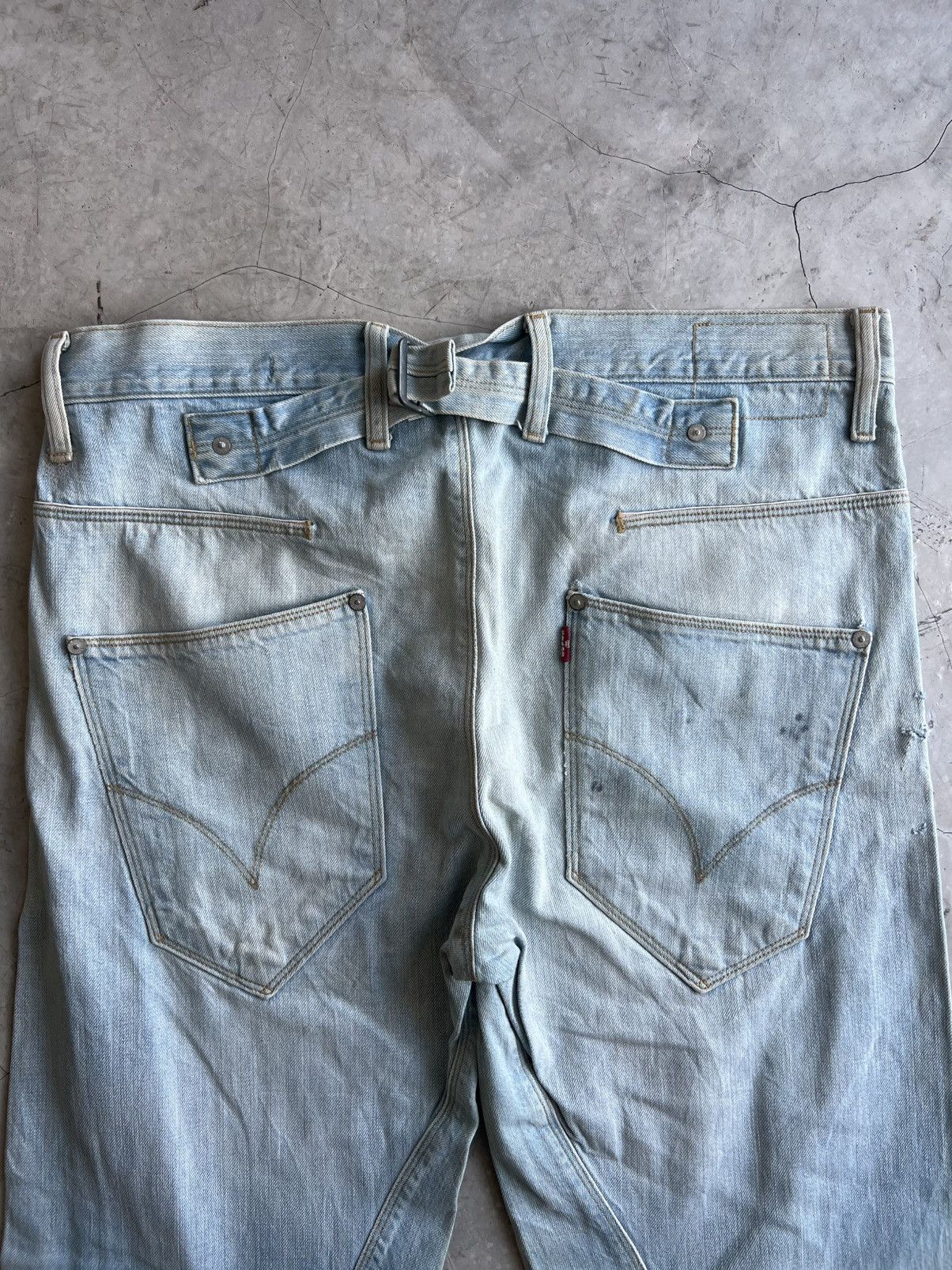 Levi's Levis Engineered Jeans Buckle Back Tag W33 Actual 36x34 Size US 33 - 1 Thumbnail
