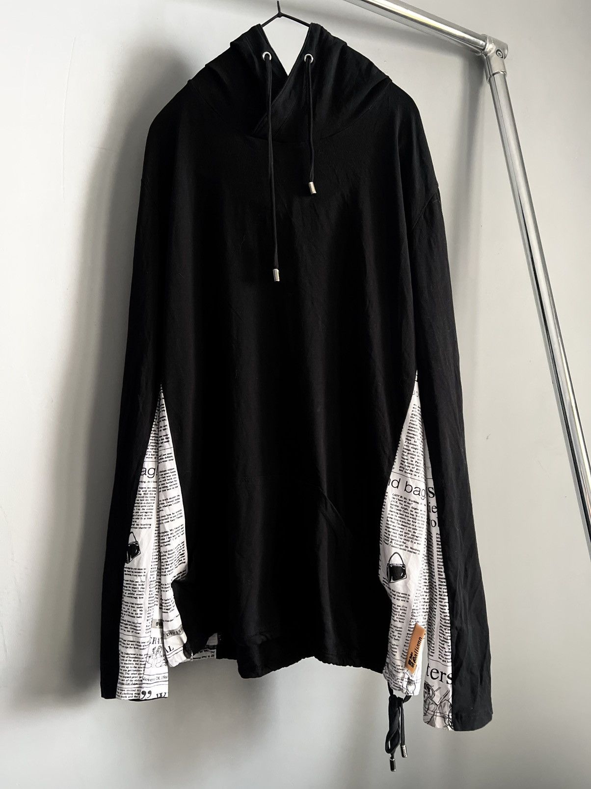 John Galliano 00’s John Galliano Newspaper Print Hood Long Sleeve Archive Size US L / EU 52-54 / 3 - 1 Thumbnail