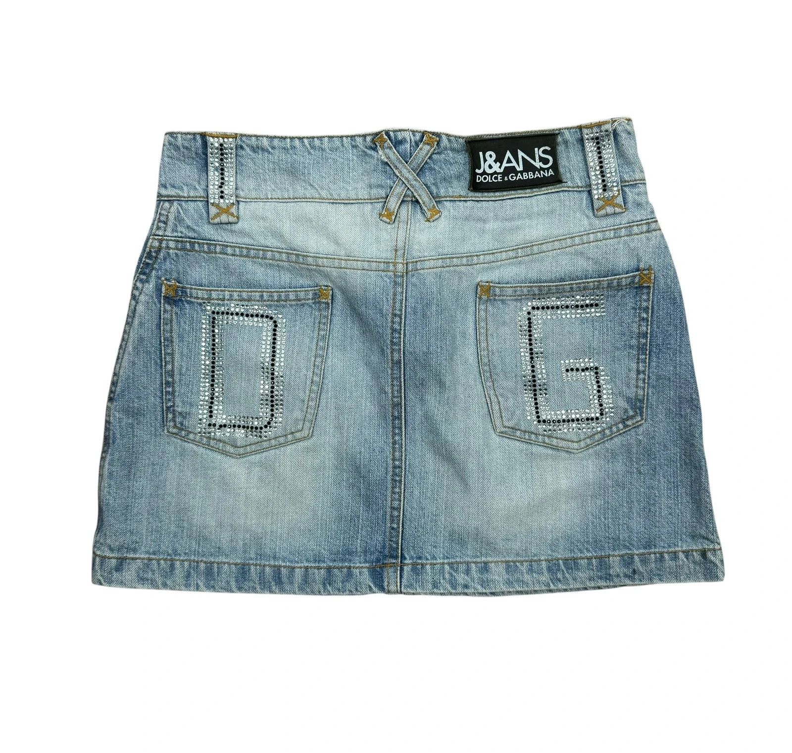 Dolce & Gabbana D&G Vintage Mini Skirt Denim size XS Size 26" / US 2 / IT 38 - 11 Thumbnail