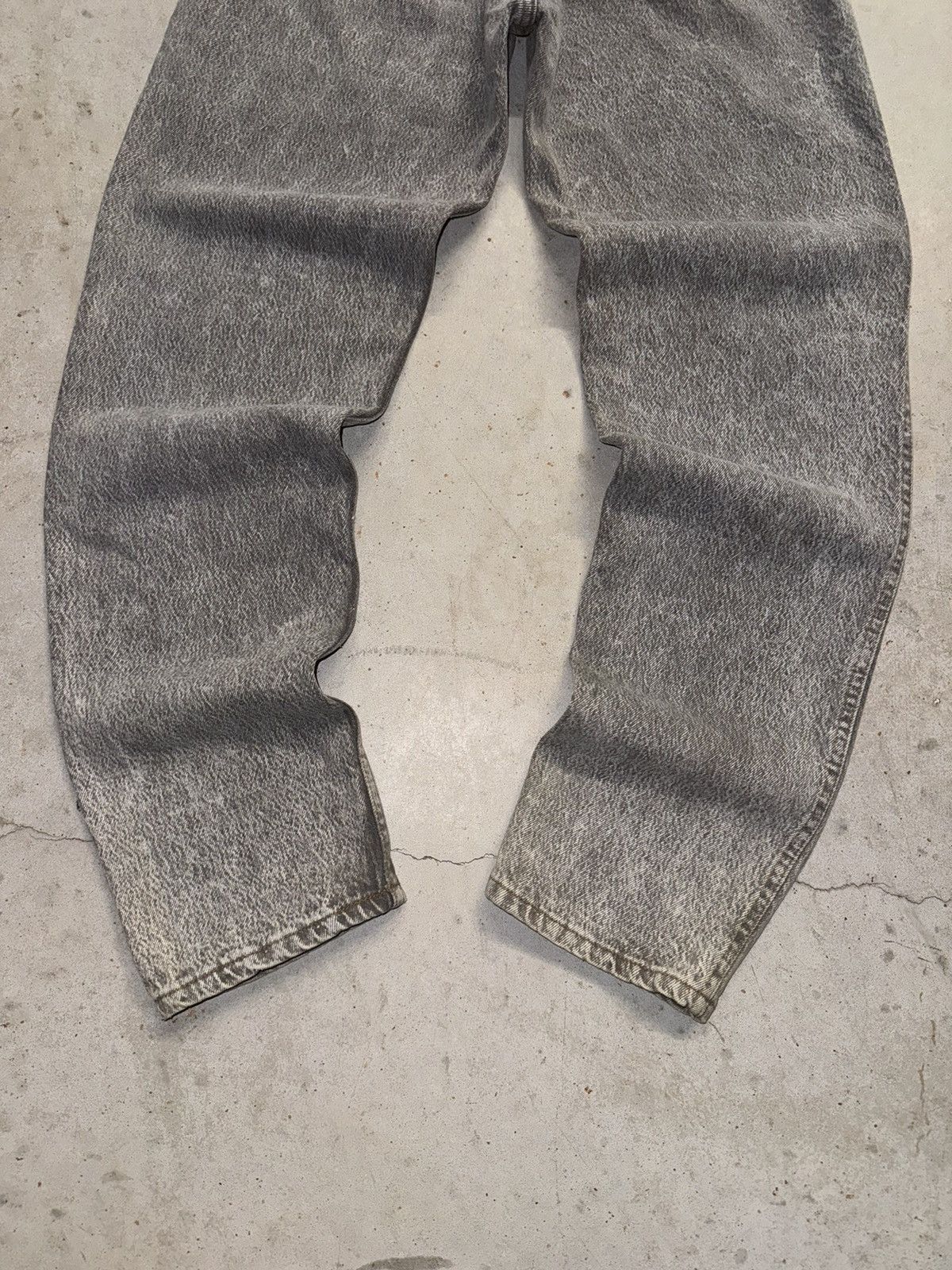 Levi's × Vintage Crazy Vintage 90s Levi’s Silver Tab Jeans Faded Grey Denim Size US 29 - 2 Thumbnail