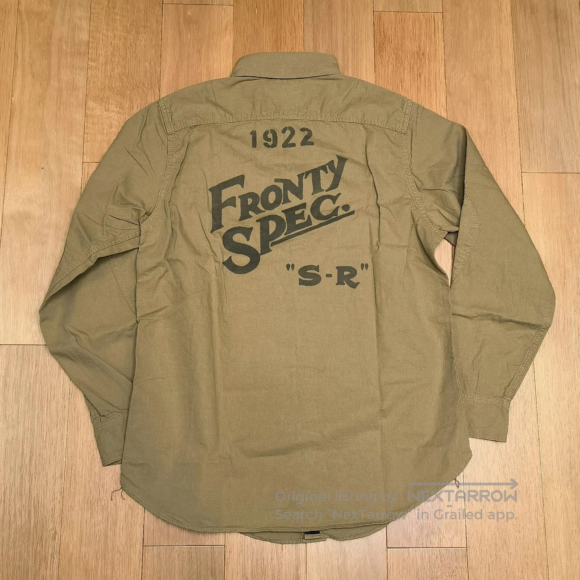 Vintage Frontry Spec Olive Green Shirt.