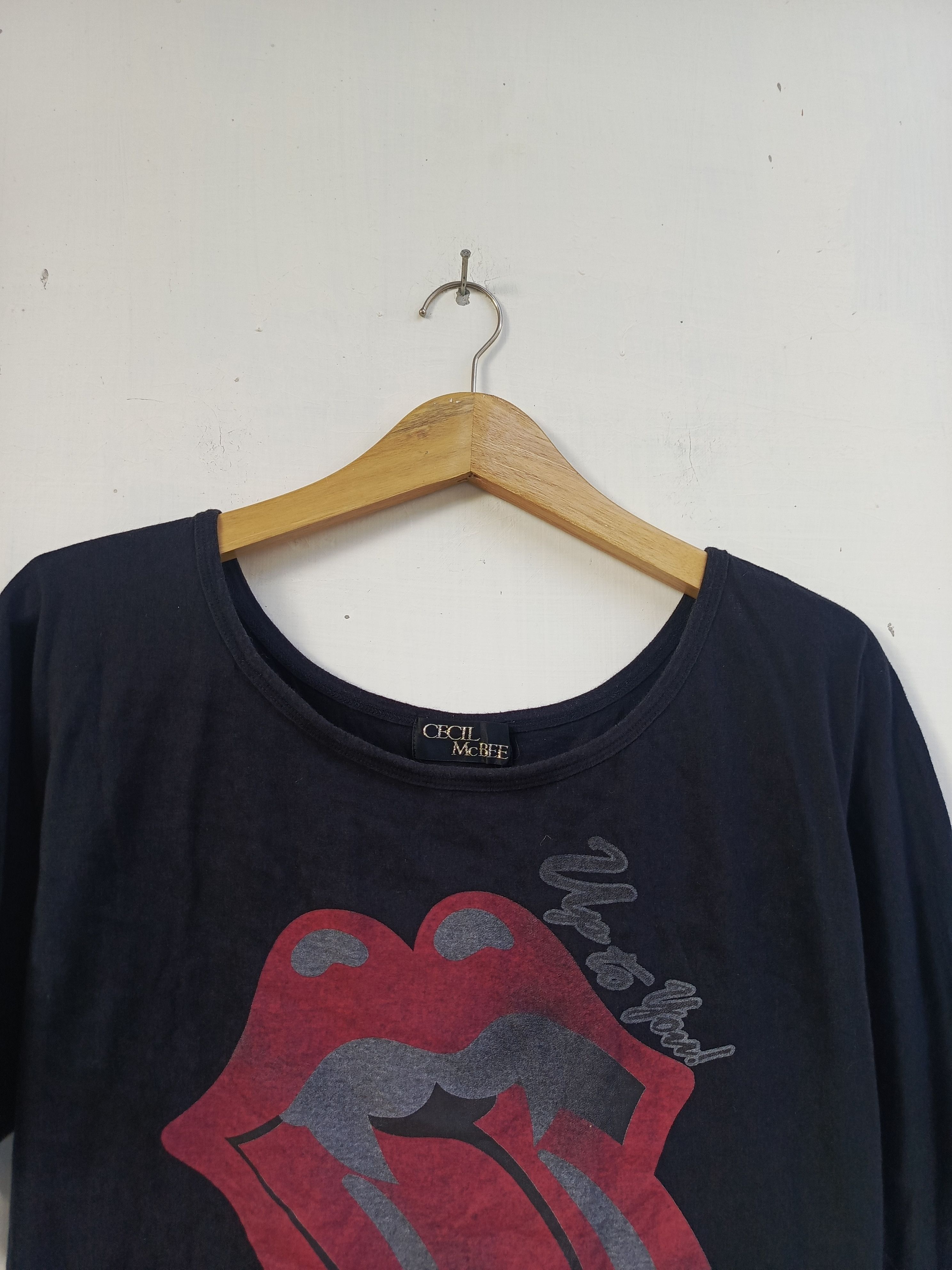 Japanese Brand Cecil mcbee the rolling stones tshirt Size M / US 6-8 / IT 42-44 - 2 Thumbnail