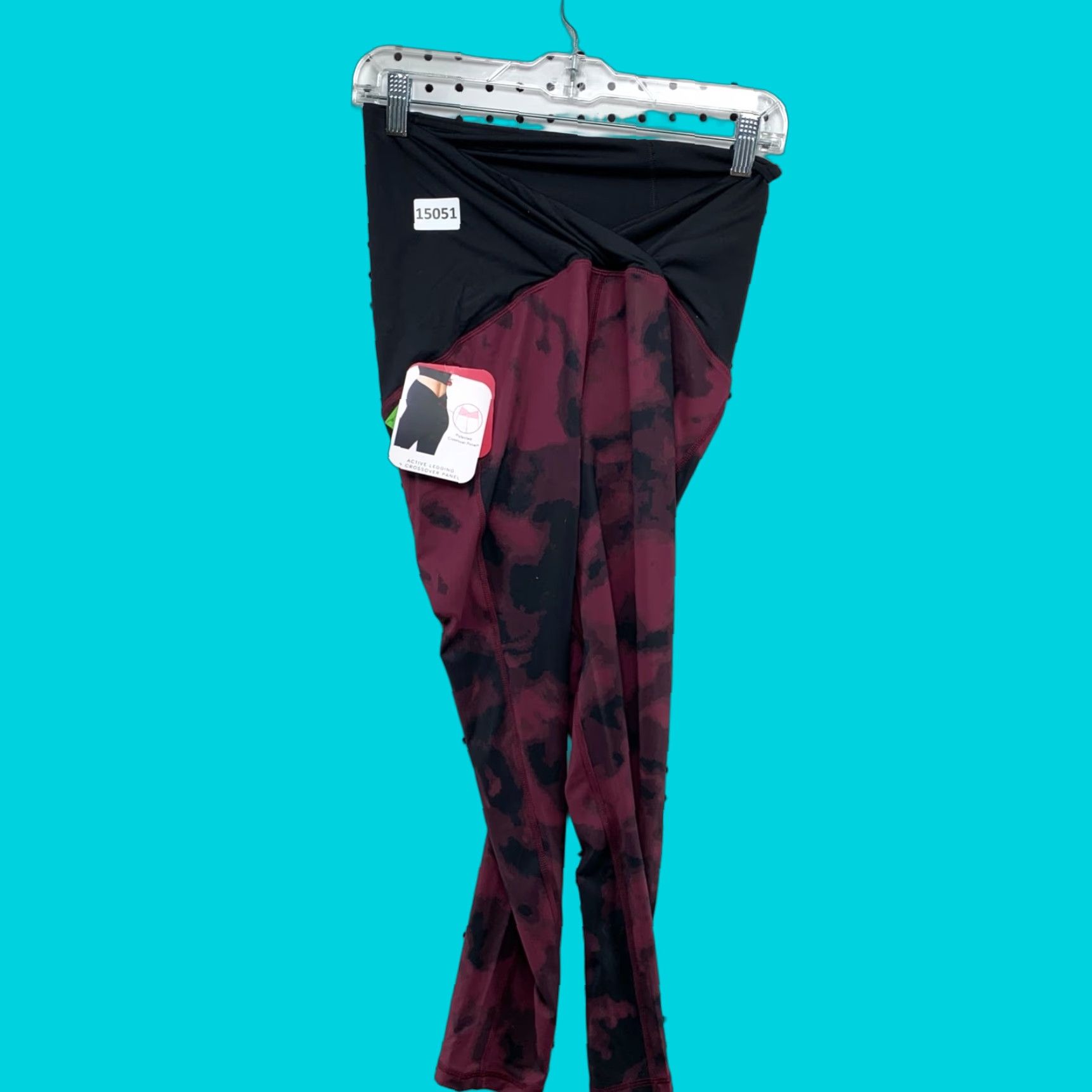 Vintage VINTAGE Isabel Maternity Women's XS Black Leggings Postpartum Active Ingrid & Isabel Maternity Leggings XS Black Women’s Active Size 26" / US 2 / IT 38 - 1 Thumbnail