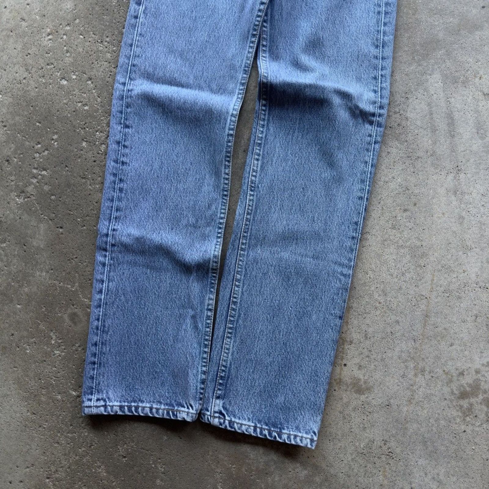 Vintage 90s Women’s Levi’s 501 Jeans Made in USA ERD Grunge Size 27" / US 4 / IT 40 - 4 Thumbnail