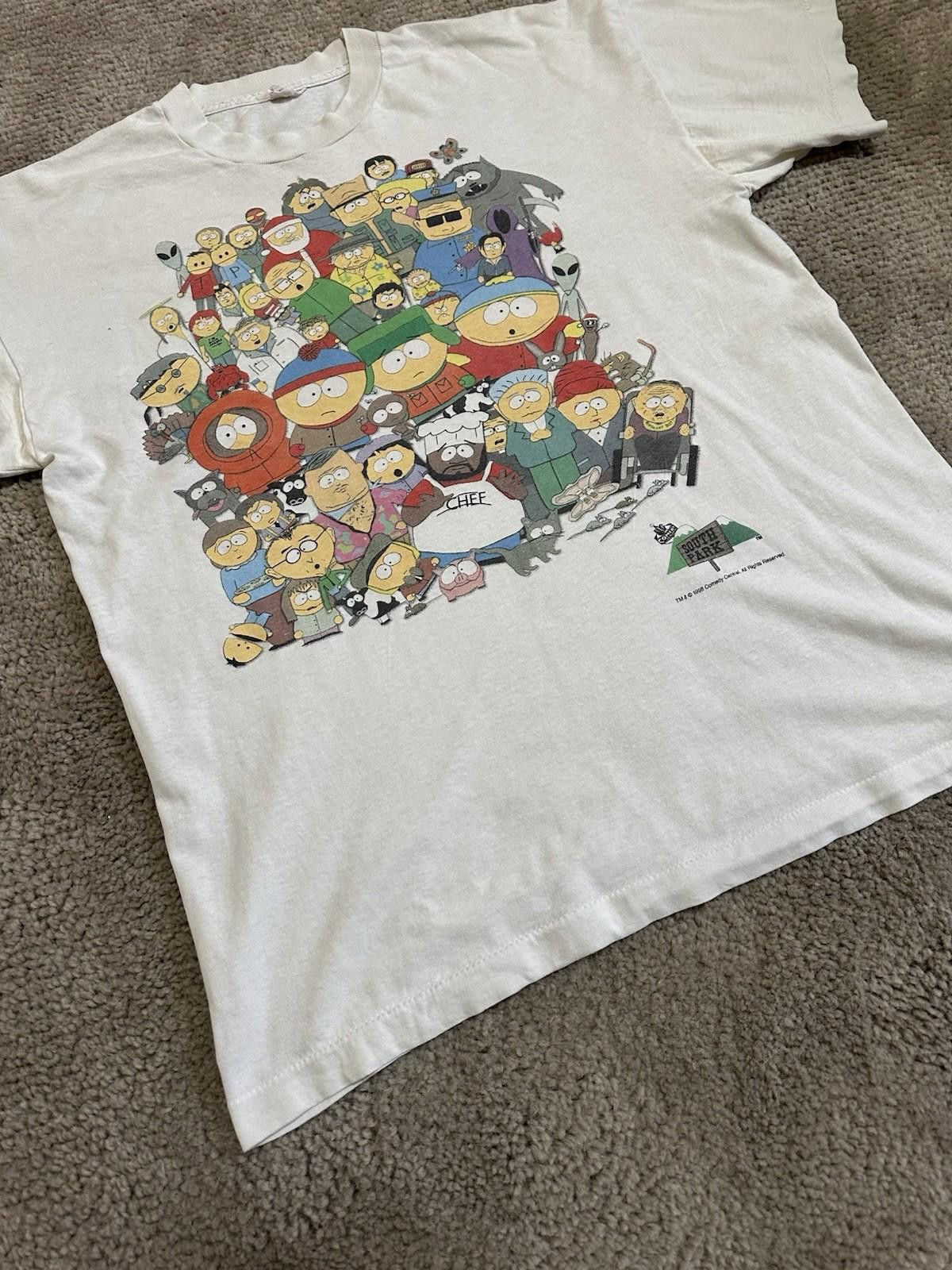 Vintage Vintage Screen Stars South Park T-Shirt 1998 Sz M Size US M / EU 48-50 / 2 - 2 Thumbnail