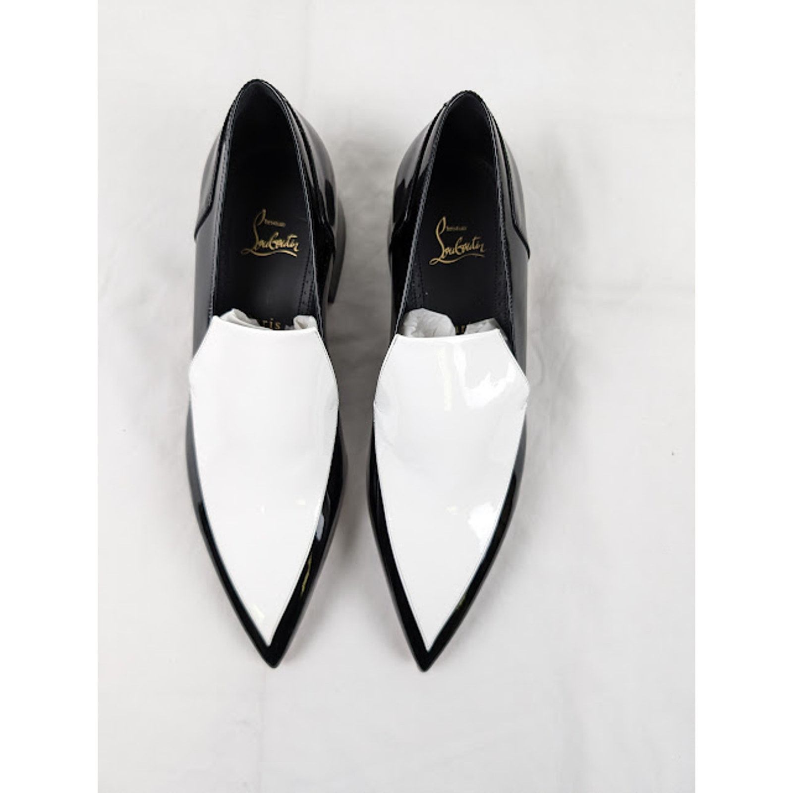 Christian Louboutin o1rshd1 Aiglon 30 Shoes in White / Black Size US 9.5 / EU 42-43 - 15 Thumbnail