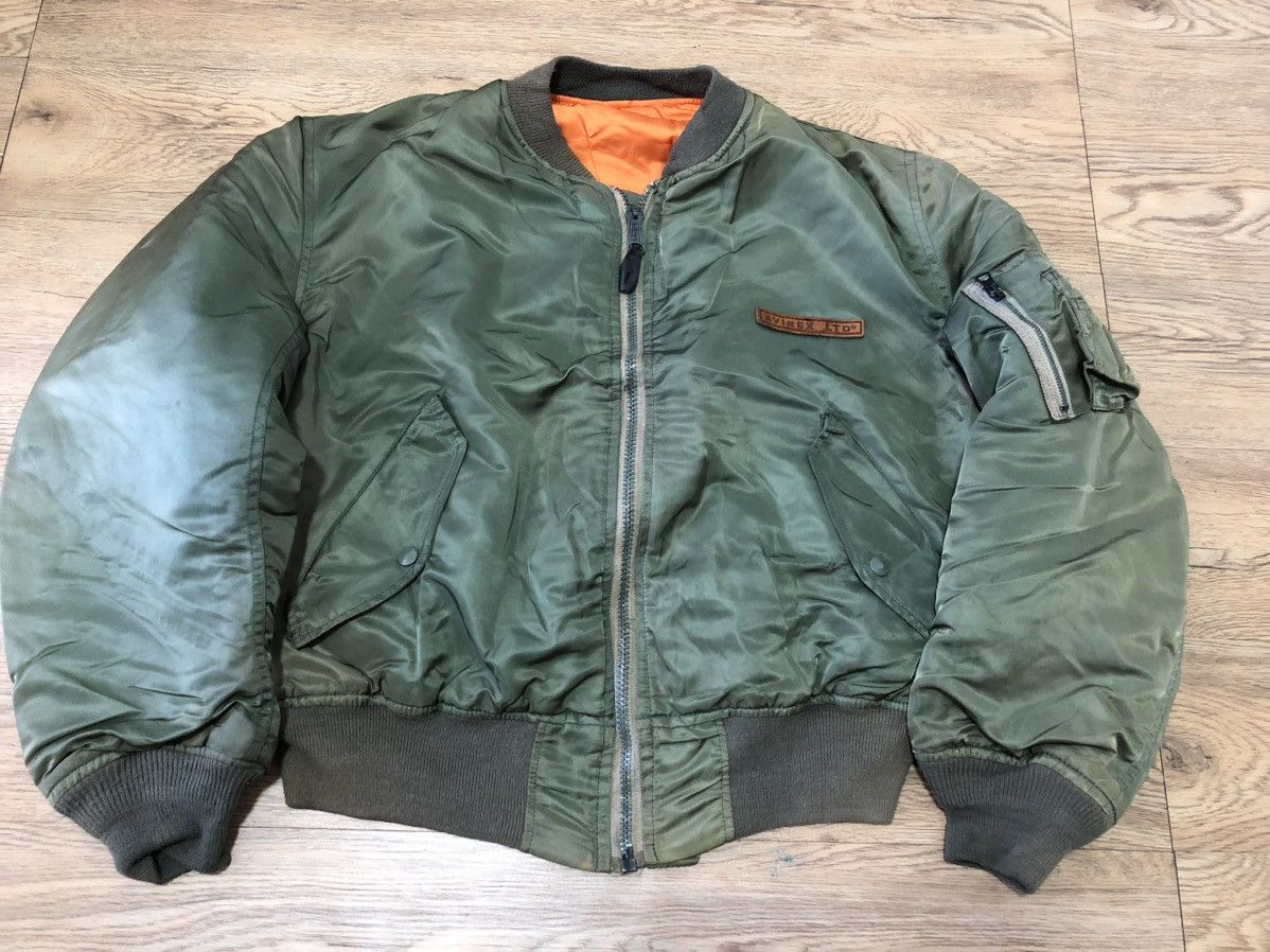 Avirex Vintage Avirex USA MA-1 bomber jacket Size US L / EU 52-54 / 3 - 3 Thumbnail