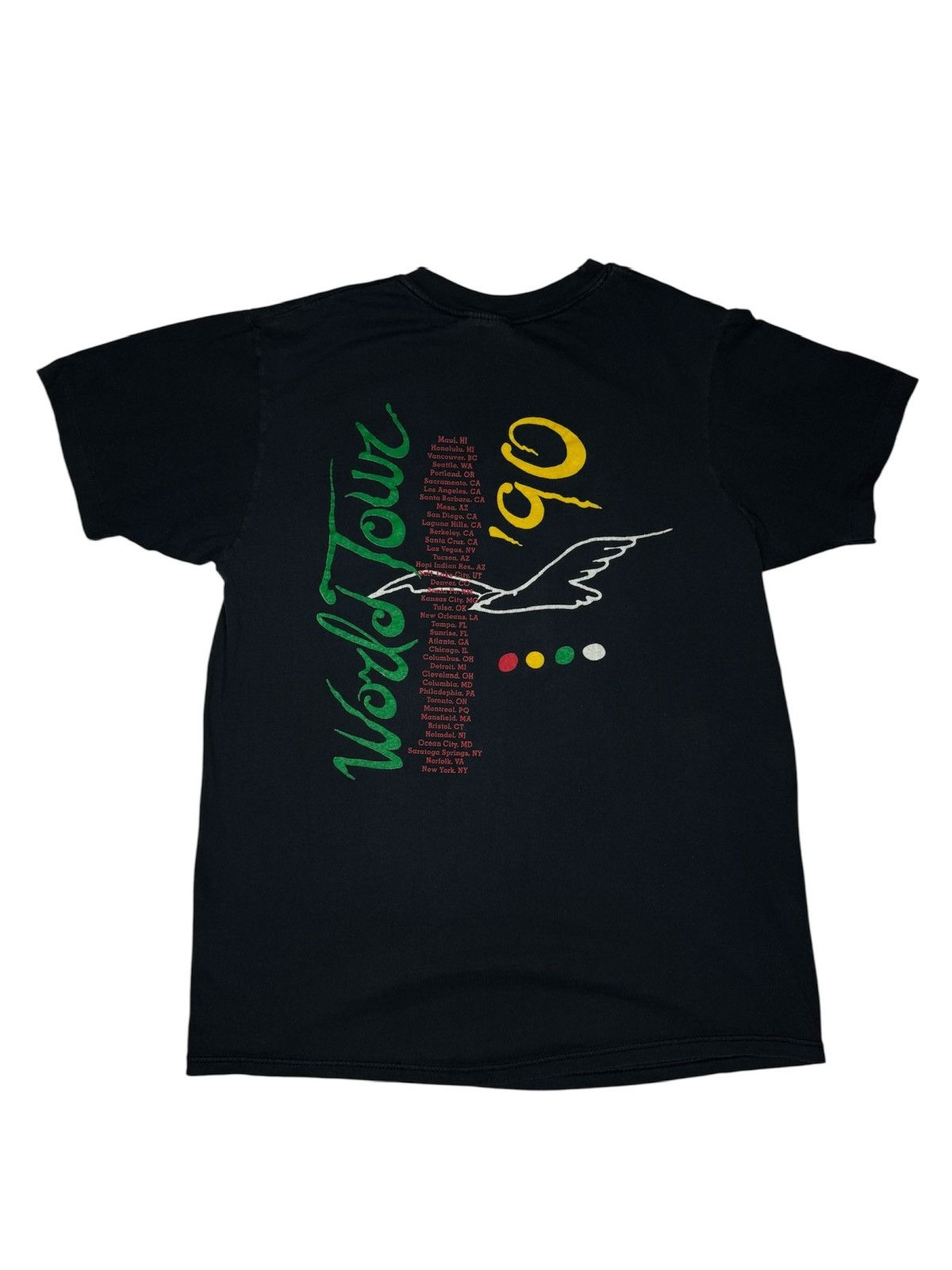 Vintage Vintage 1990 Reggae Sun Splash World Tour Tee Shirt Size US L / EU 52-54 / 3 - 4 Thumbnail