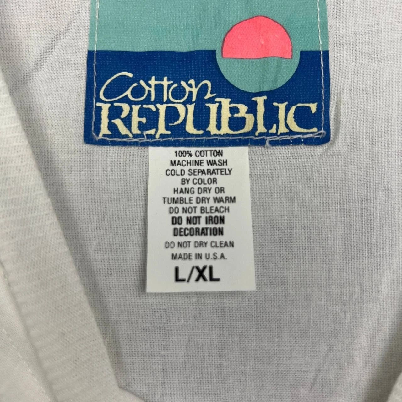 Other Vintage New York Shirt Men L/XL Cotton Republic Deadstock Size US XL / EU 56 / 4 - 8 Thumbnail