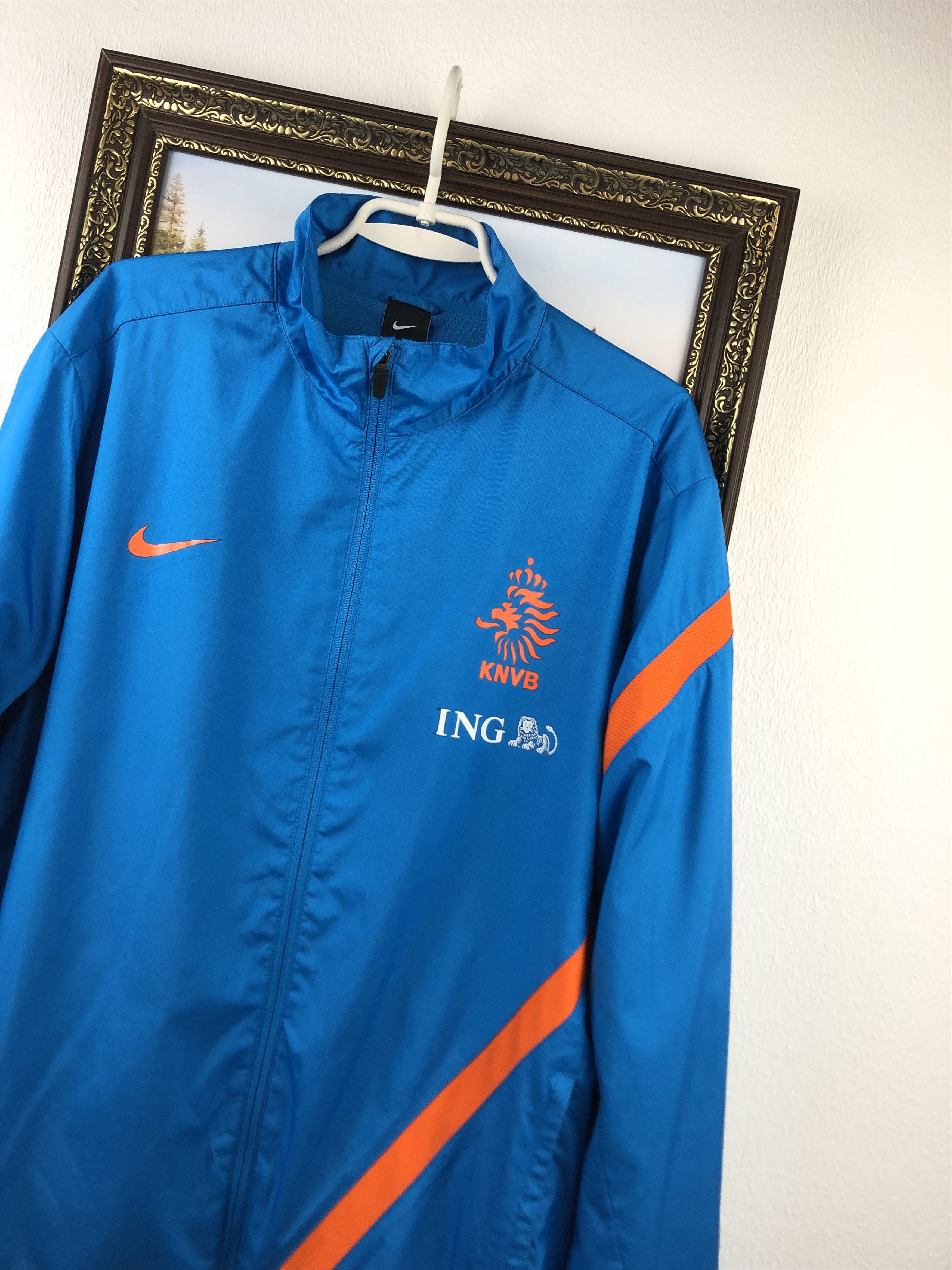 Nike Netherlands Holland Football Jacket Track Top Windbreaker Size US XL / EU 56 / 4 - 4 Thumbnail