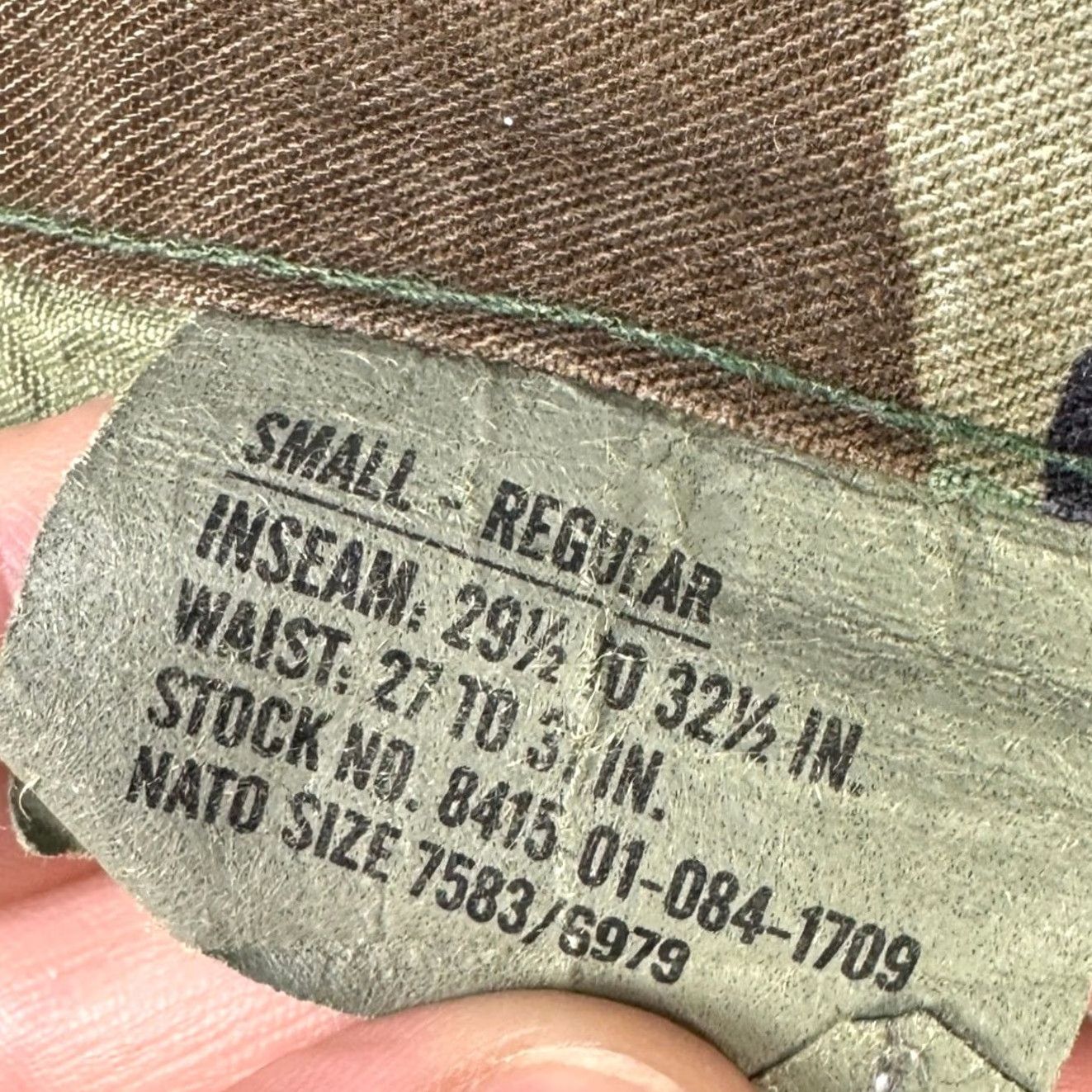 Propper Proper Men Cargo Pants 31 Small Green Woodland Camo Military Trouser Nylon Blend Shirt? Size US 29 - 6 Thumbnail