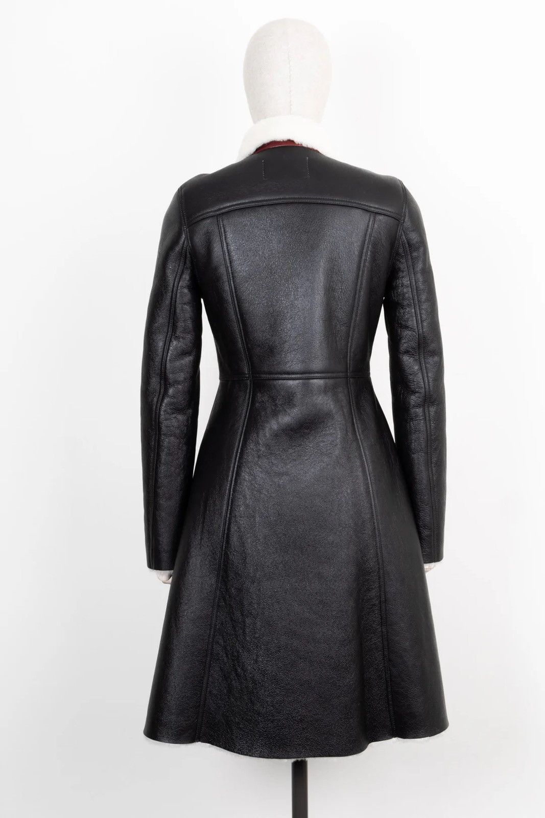 Acne Studios Acne Studios Luana Lamb Leather Shearling Coat Winter 2015 Size S / US 4 / IT 40 - 8 Thumbnail