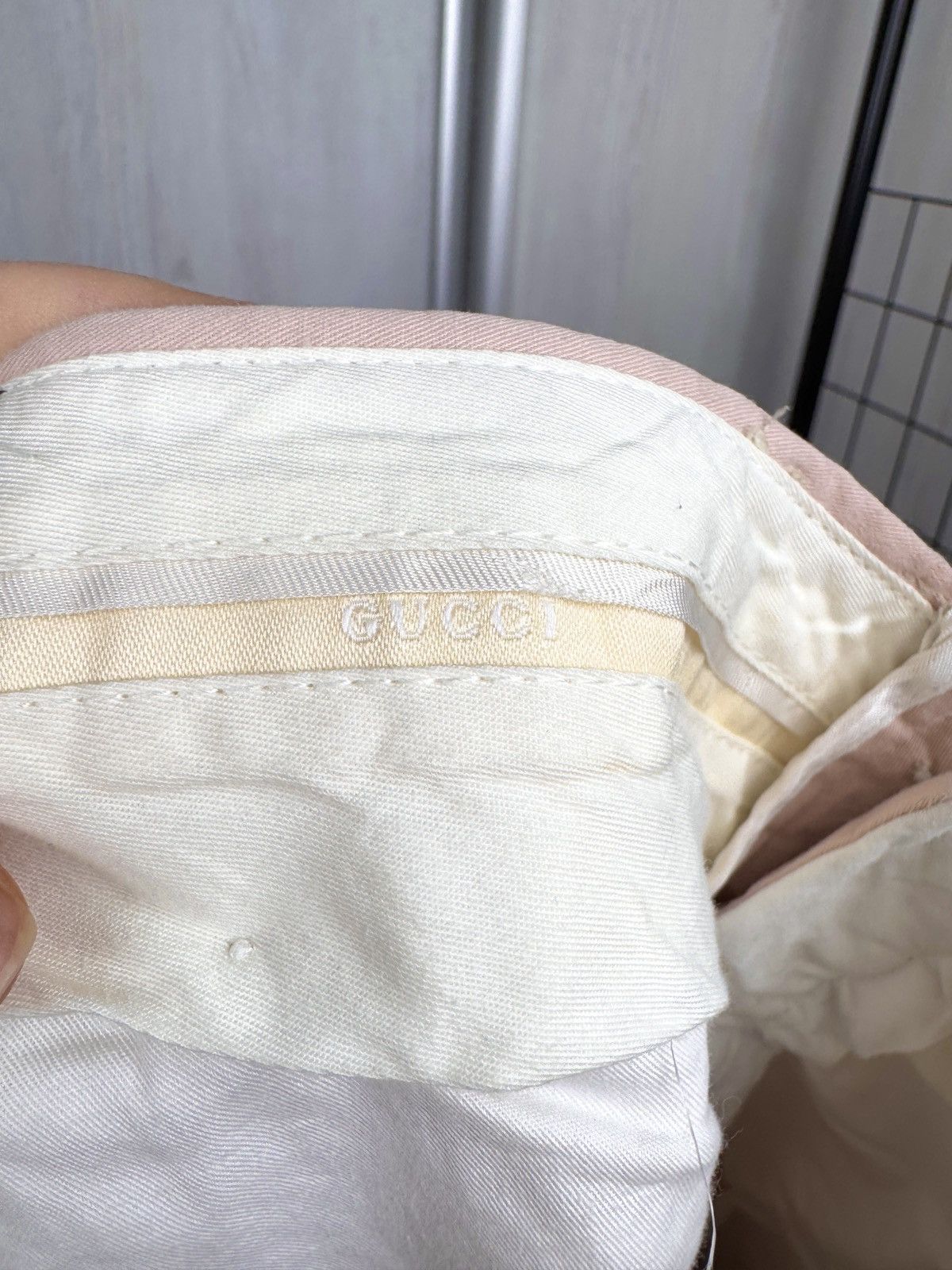 Gucci Gucci vintage pink wide bootcut classic chino pants Size US 34 / EU 50 - 10 Thumbnail