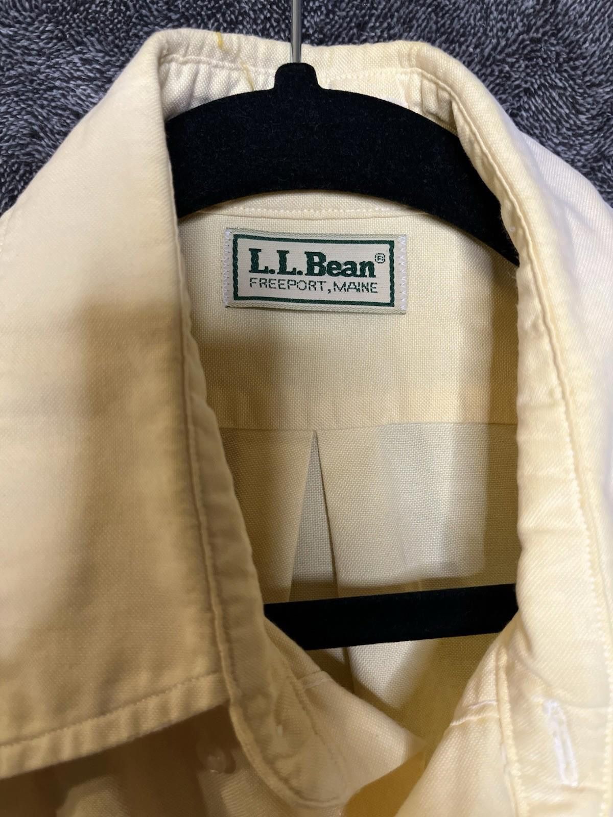 L.L. Bean LL BEAN Mens Button Down Wrinkle Resistant Yellow 16-34 L Size US L / EU 52-54 / 3 - 3 Thumbnail