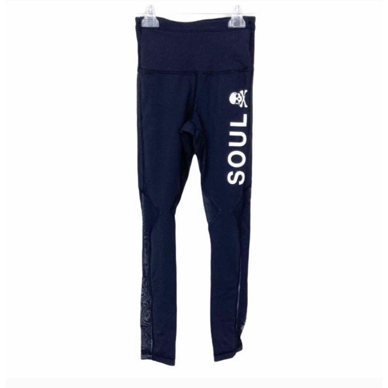 Lululemon Black Running In The City Soul Cycle Leggings Size 2 in Blue, Women's