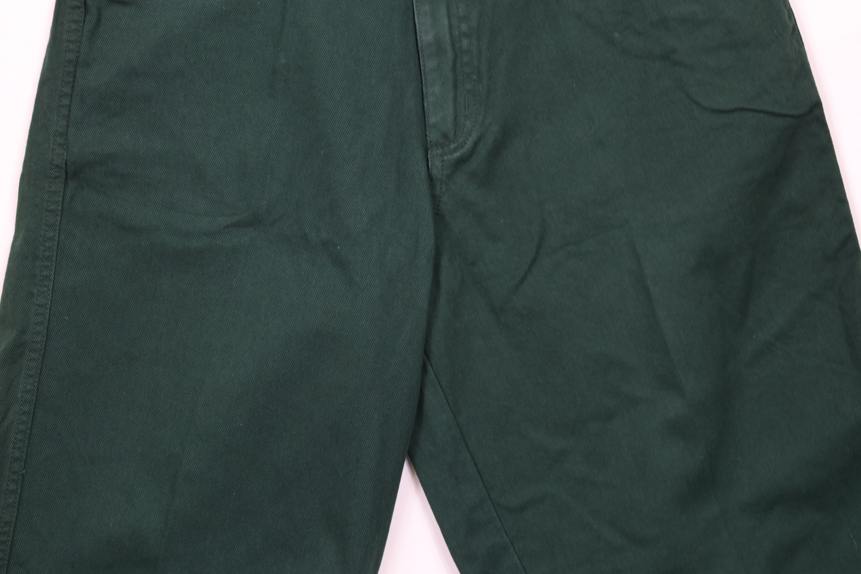 Vintage Deadstock Vintage 90s Streetwear Denim Shorts Jorts Green Size US 34 / EU 50 - 3 Thumbnail