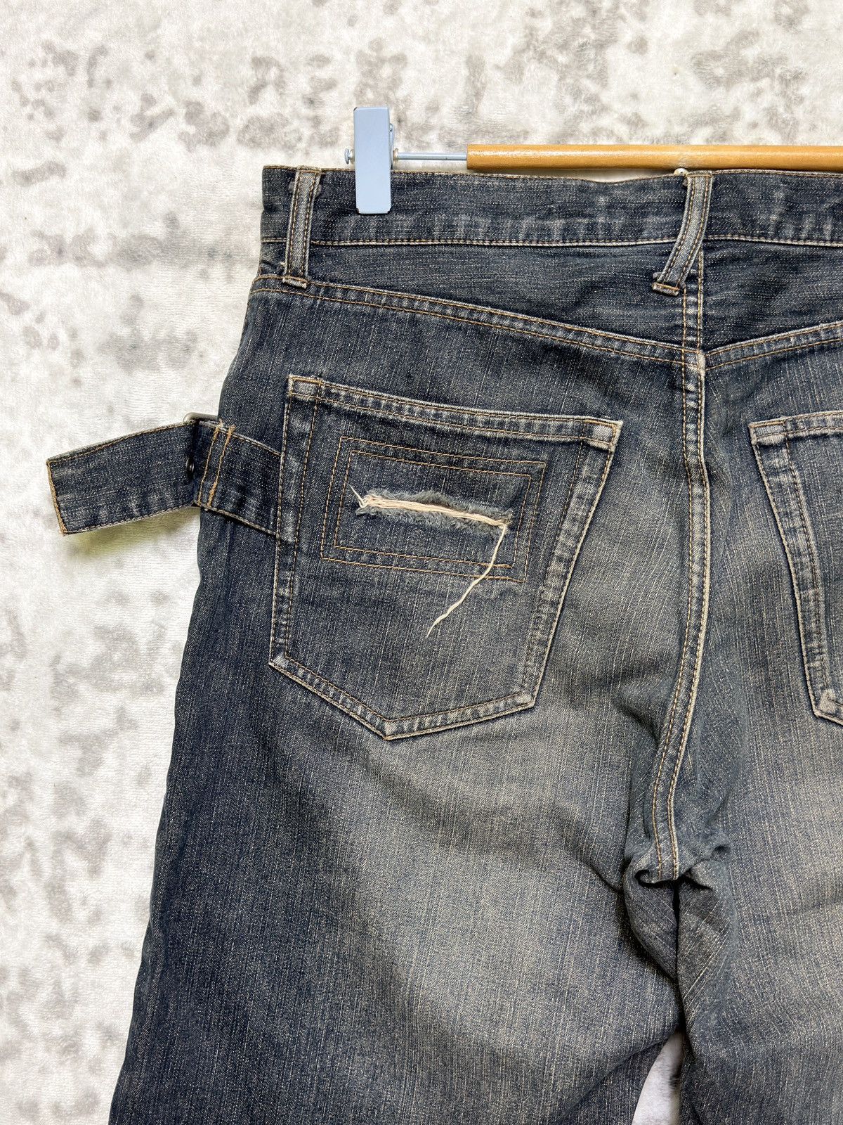 Japanese Brand × Vintage Vintage PPFM Bondage Short Denim Pants Size US 31 - 9 Thumbnail