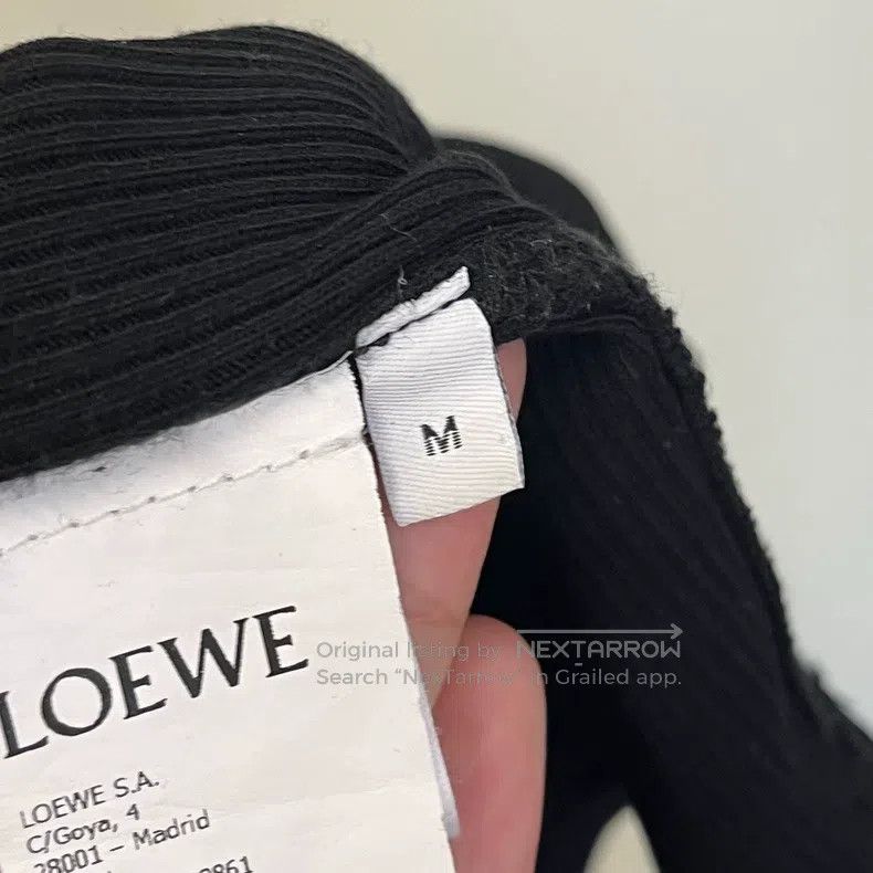 Loewe Loewe Black Embroidered Logo Round Neck Top Size M / US 6-8 / IT 42-44 - 6 Thumbnail