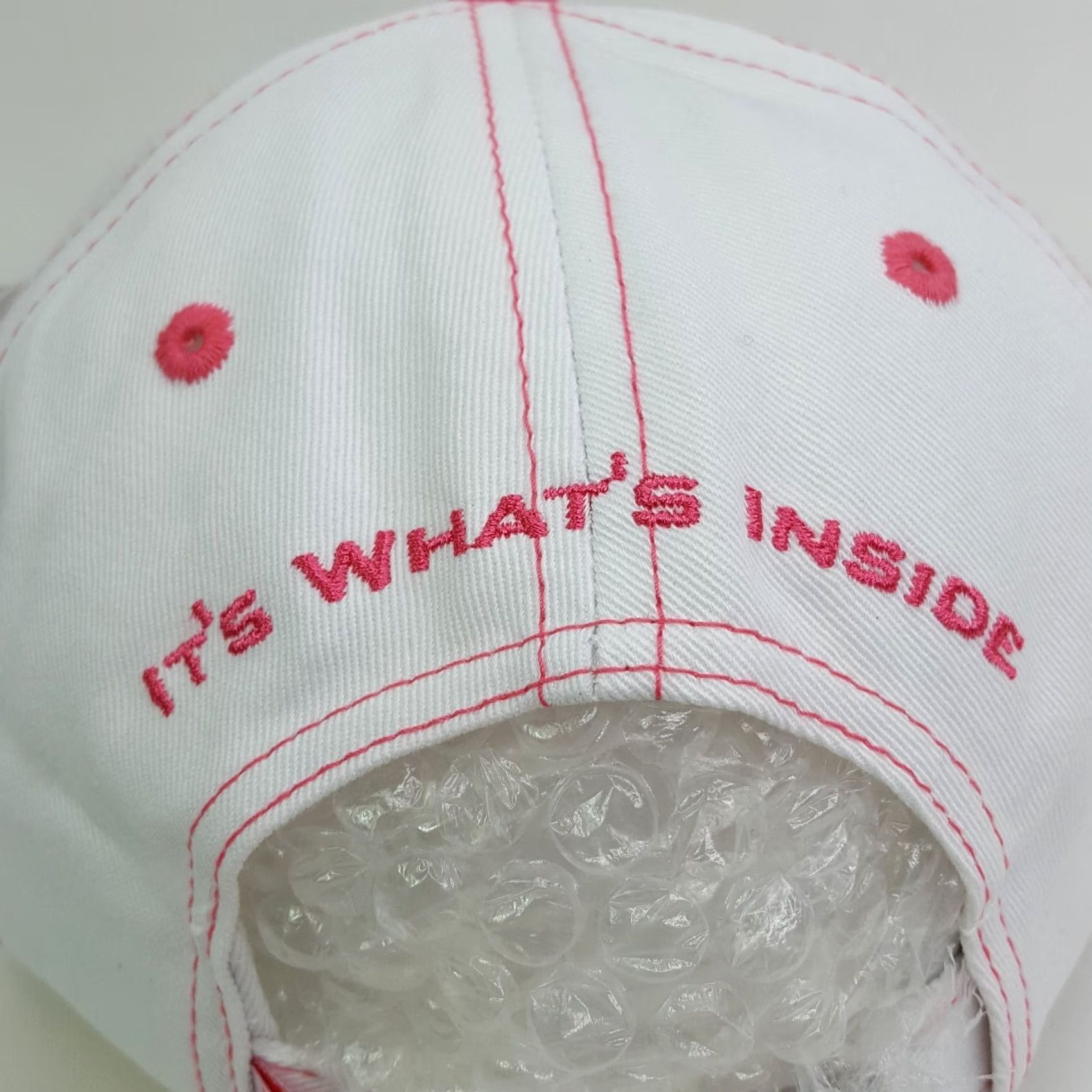 Pinko Precept Golf Women's Adjustable PGA Snapback Hat Baseball Cap White Pink Sports Size ONE SIZE - 7 Thumbnail