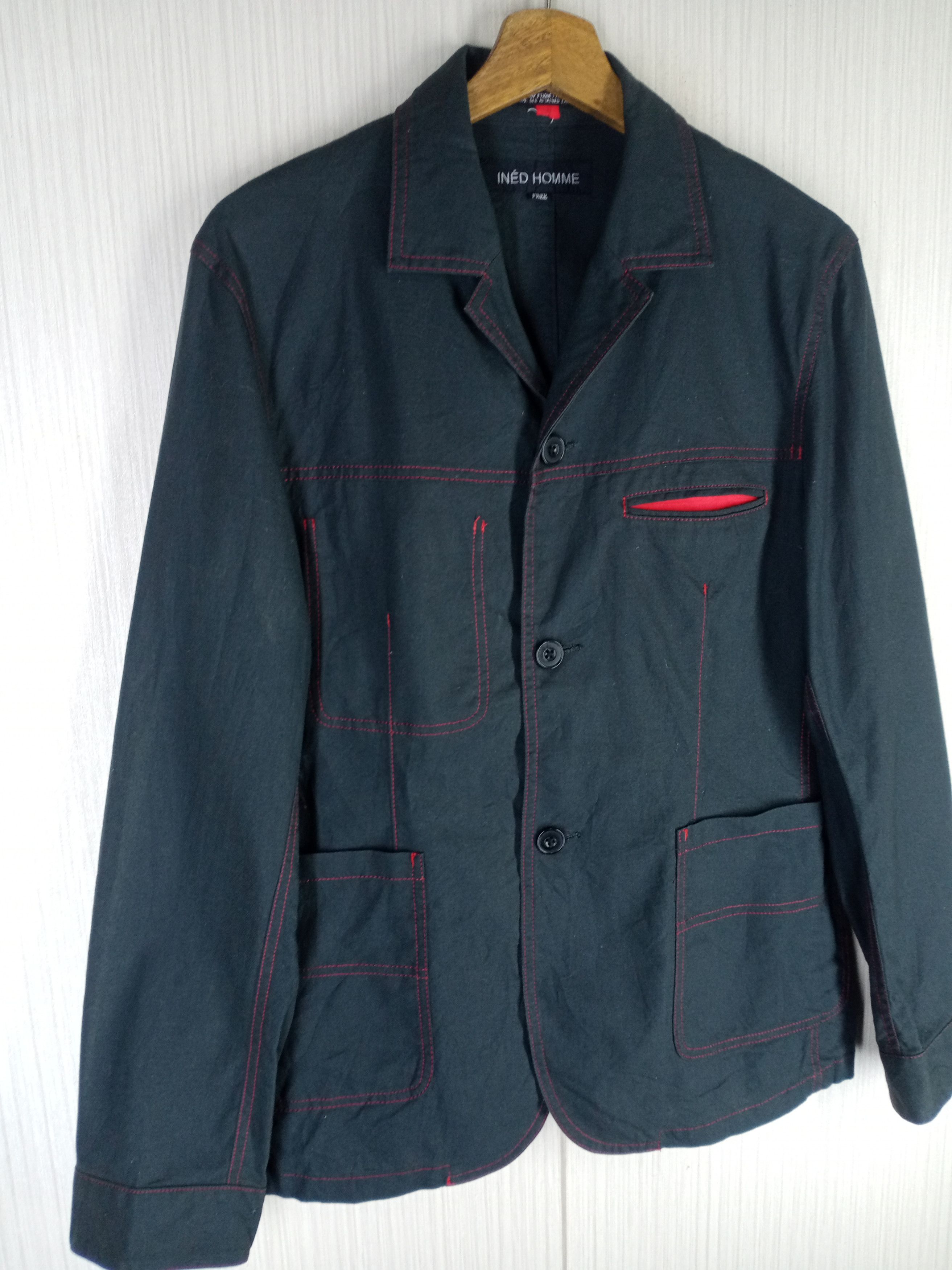 Yohji Yamamoto Rare Vintage Ined Homme By Yohji Yamamoto Jacket Size US M / EU 48-50 / 2 - 2 Thumbnail