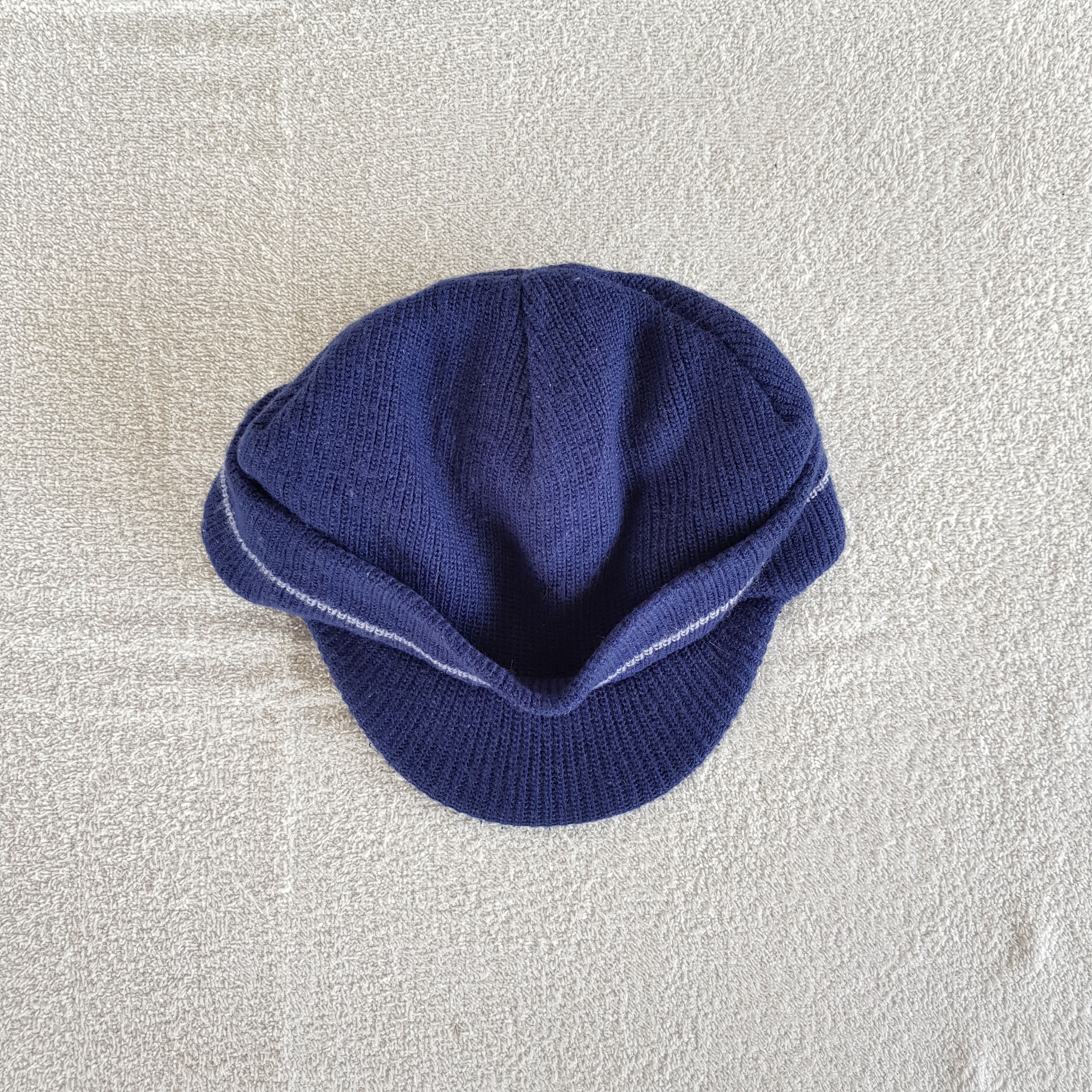Homespun Knitwear Vintage Snowman Made Beanie Japanese Knit Snow Caps Hats Size ONE SIZE - 6 Thumbnail