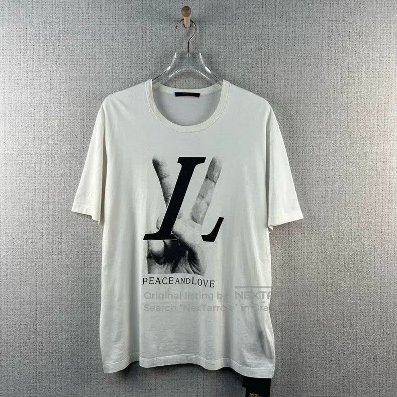 Louis Vuitton Louis Vuitton Gesture printed crew neck short sleeves Size US XL / EU 56 / 4 - 1 Thumbnail