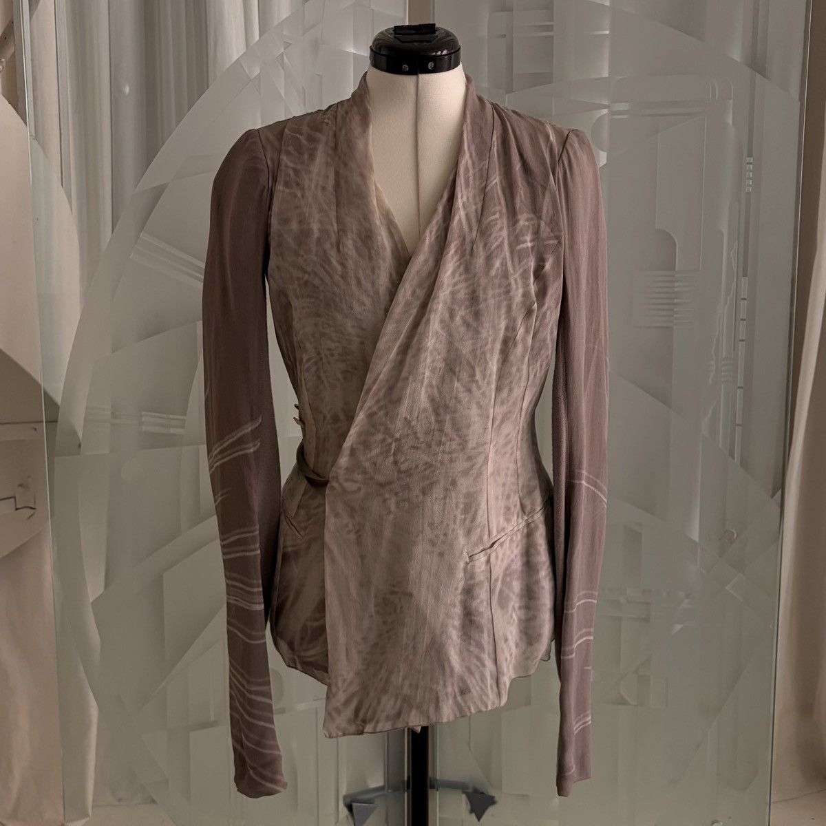 Rick Owens Rick Owens Silk Draped Wrap Blazer Jacket IT48 Made in Italy Size M / US 6-8 / IT 42-44 - 6 Thumbnail