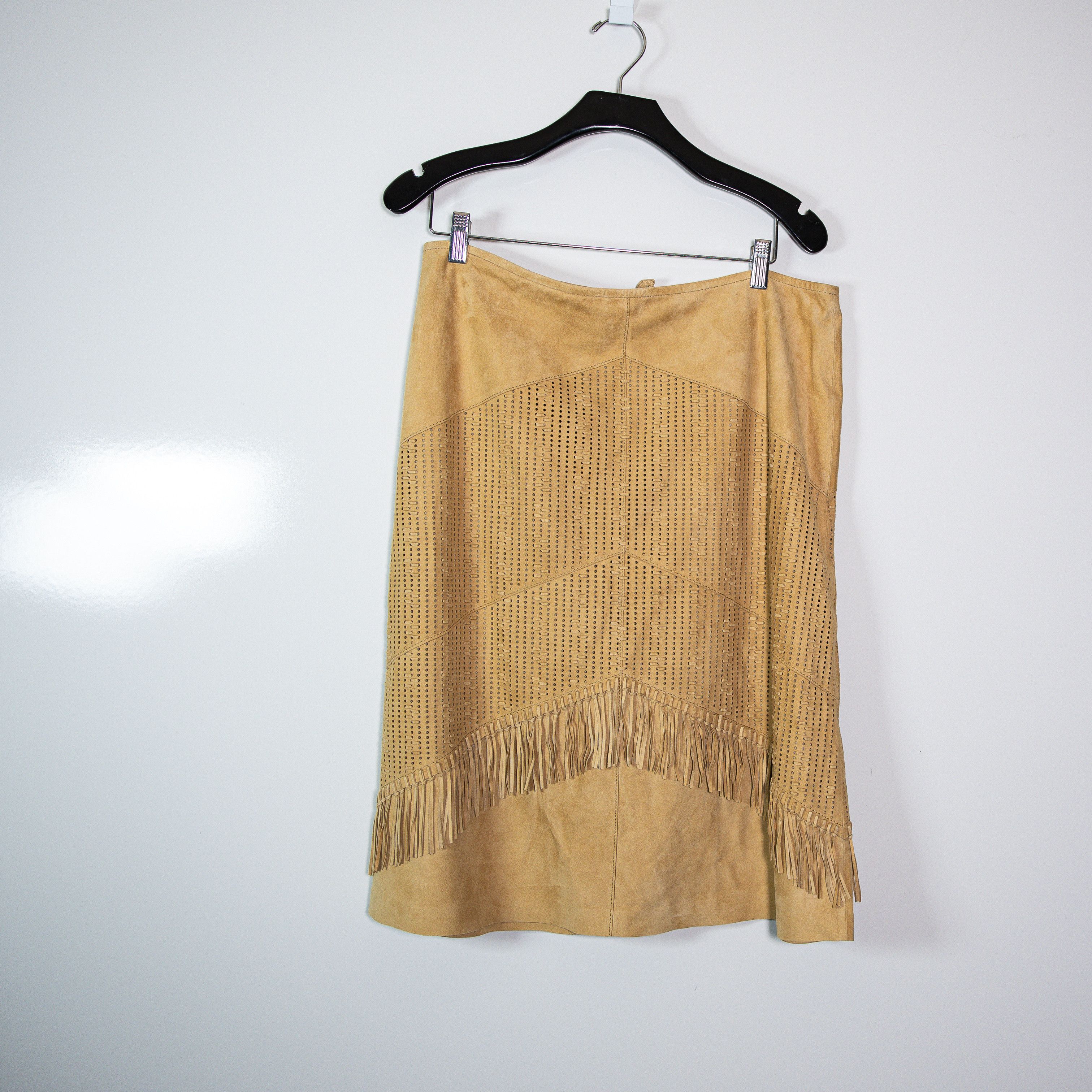 Lafayette 148 Lafayette 148 Genuine Suede Perforated Size 34" / US 12 / IT 48 - 1 Thumbnail
