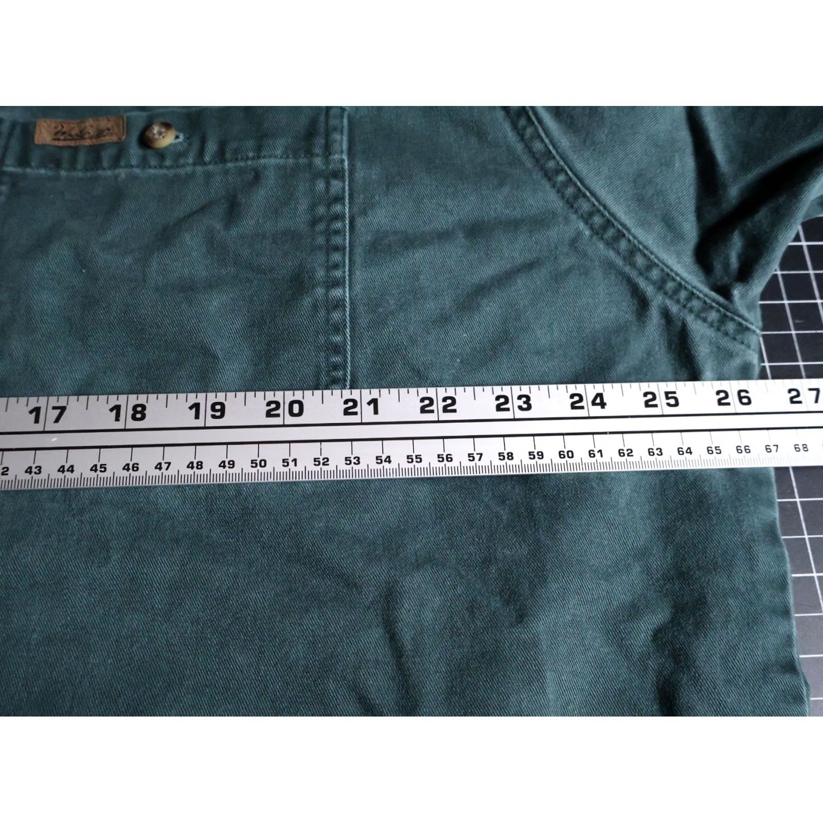 Vintage VINTAGE Woolrich Shooting Shirt Mens 2XL Green Beige Heavy Twill Outdoor Hunting VTG Shirt Button-Up Collared Long Sleeve Cotton 2XL Mens Woolrich Size US XXL / EU 58 / 5 - 5 Thumbnail