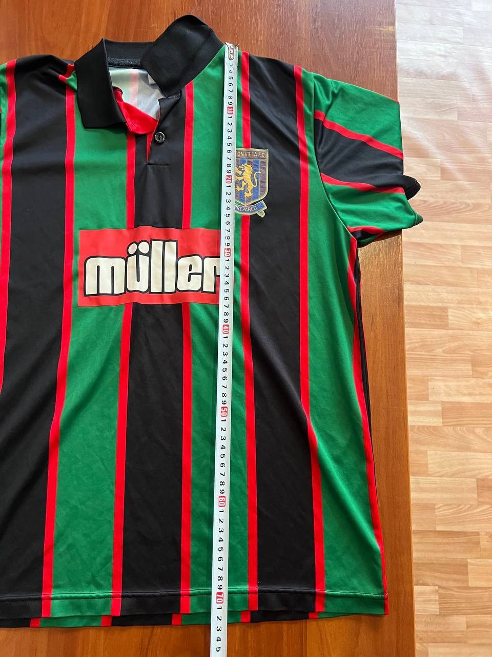 Vintage 1994 ASTON VILLA RETRO REMAKE AWAY SOCCER JERSEY SHIRT SZ L Size US L / EU 52-54 / 3 - 13 Thumbnail