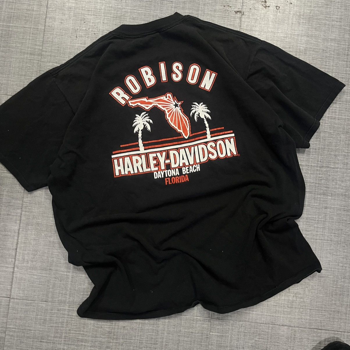 Harley Davidson × Vintage VTG 90s Harley Davidson Daytona Beach Single Stitch Size US XL / EU 56 / 4 - 5 Thumbnail