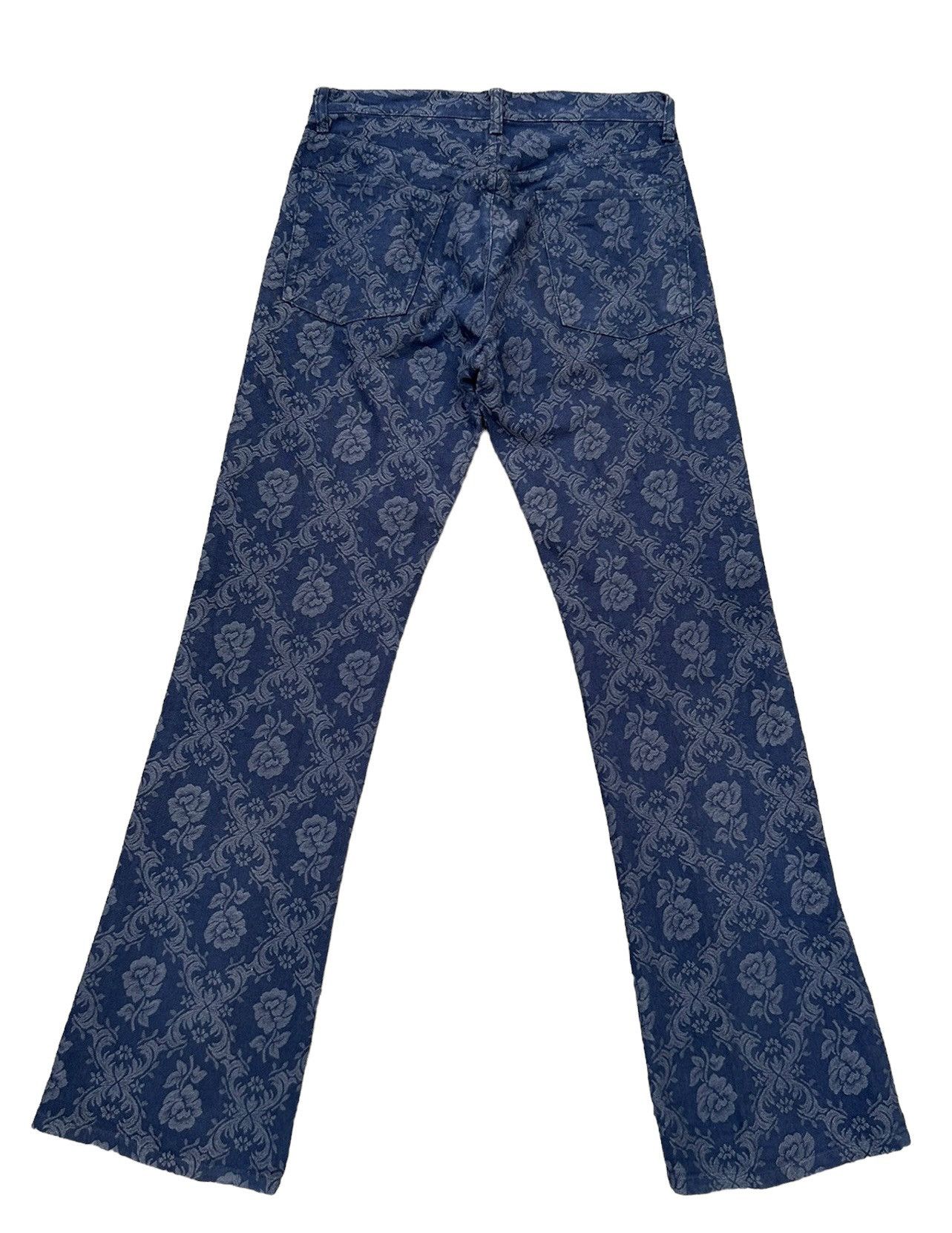 Vintage Vintage Rupert Edge Japan Jacquard Denim Flare Jeans Size US 30 / EU 46 - 2 Thumbnail