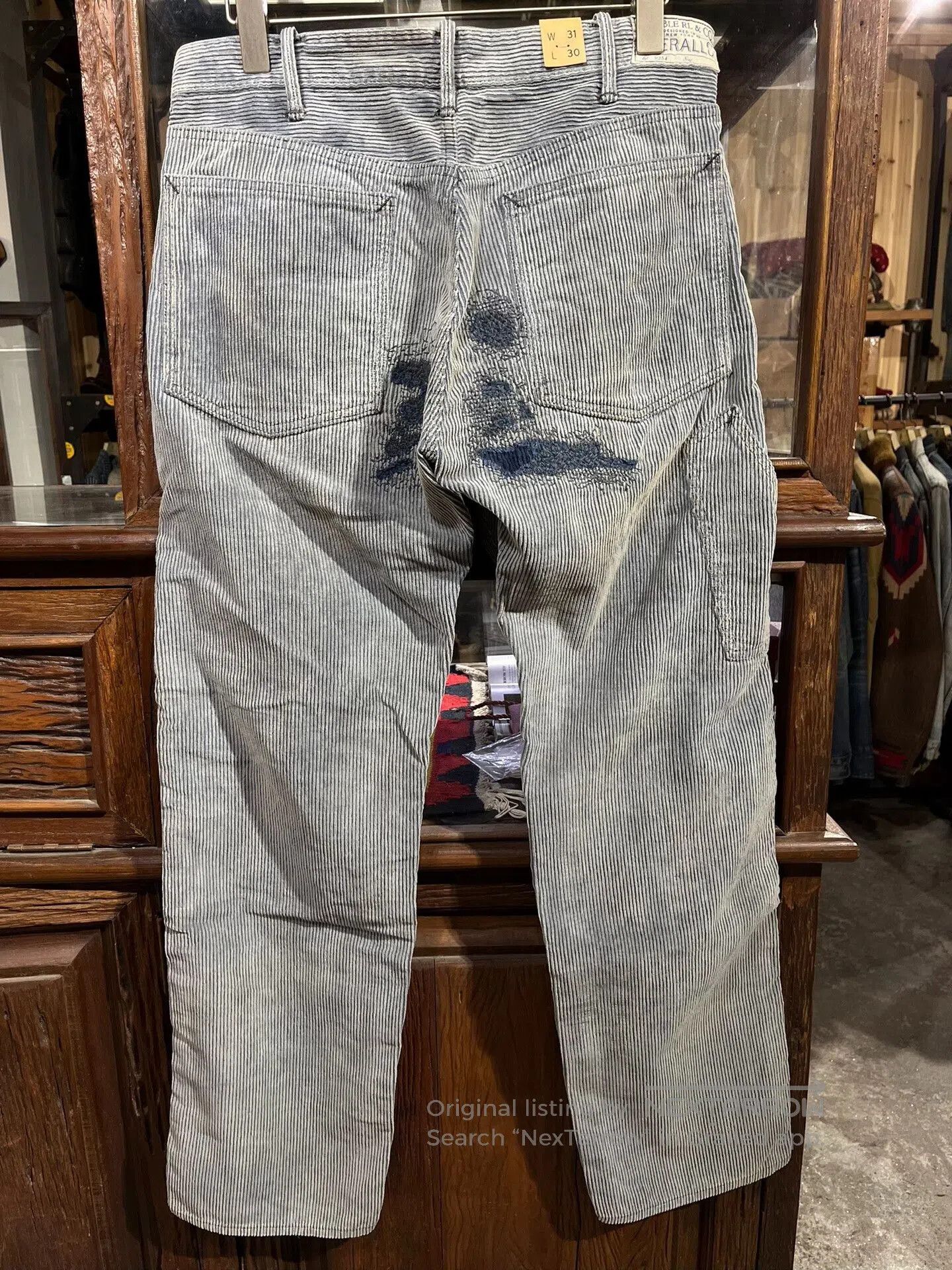 RRL Ralph Lauren rrl patchwork corduroy casual pants. Size US 31 - 2 Thumbnail