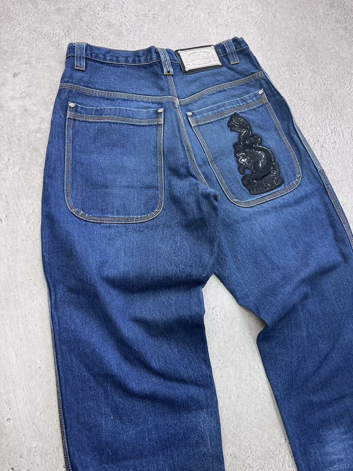 Rap Tees × Vintage 90's Johnny Blaze Method Man Cropped Baggy Jnco style Pants Size US 32 / EU 48 - 14 Thumbnail