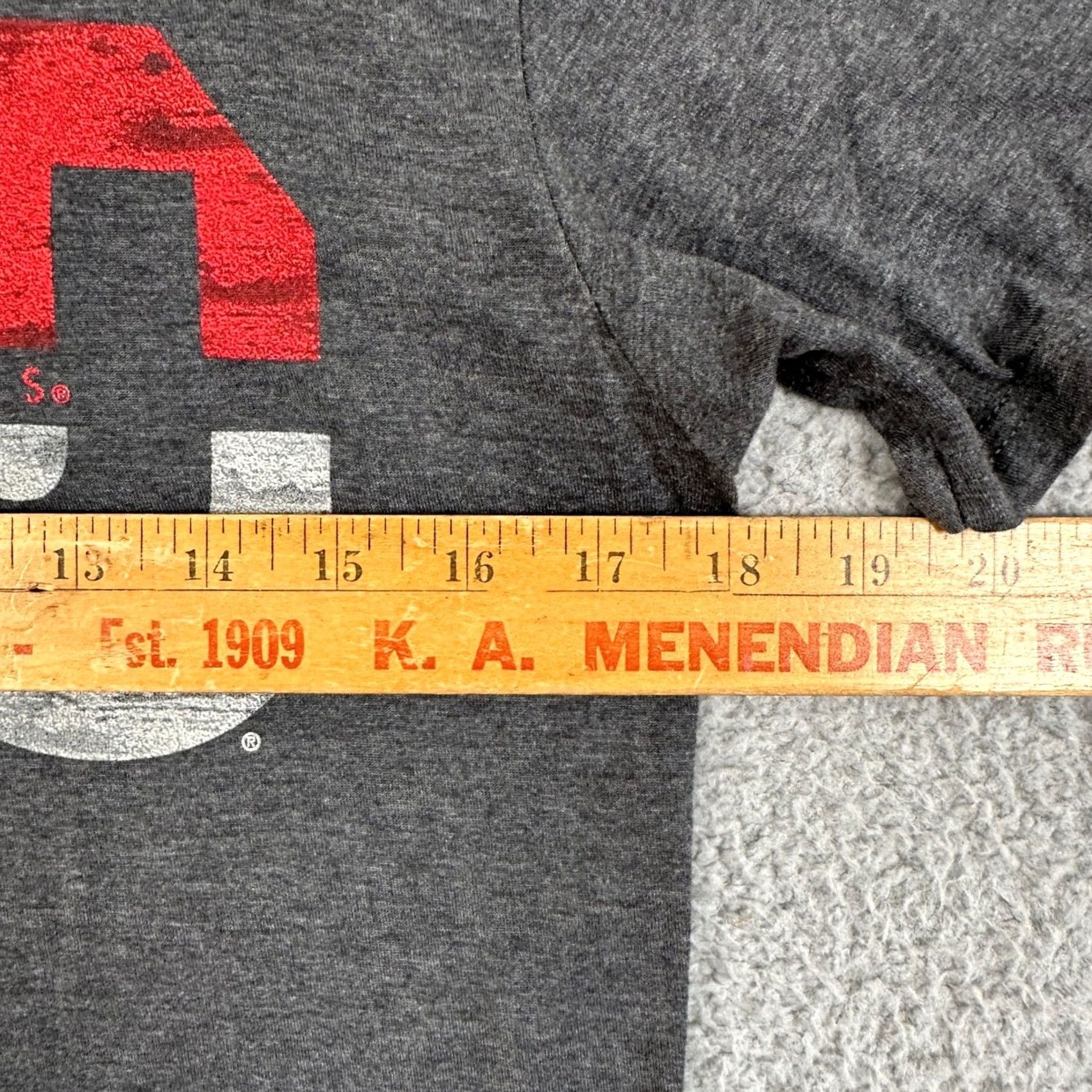 Vintage Rivalry Threads Ohio State Buckeyes T-Shirt Crewneck Mens Small Gray Graphic Logo 100% Cotton Size US S / EU 44-46 / 1 - 5 Thumbnail