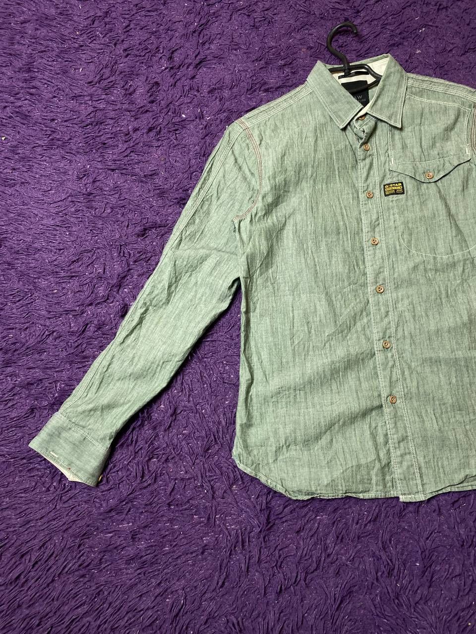 G-Star Vintage G-Star Raw Streetwear Button Up Shirt Size M Size US M / EU 48-50 / 2 - 5 Thumbnail