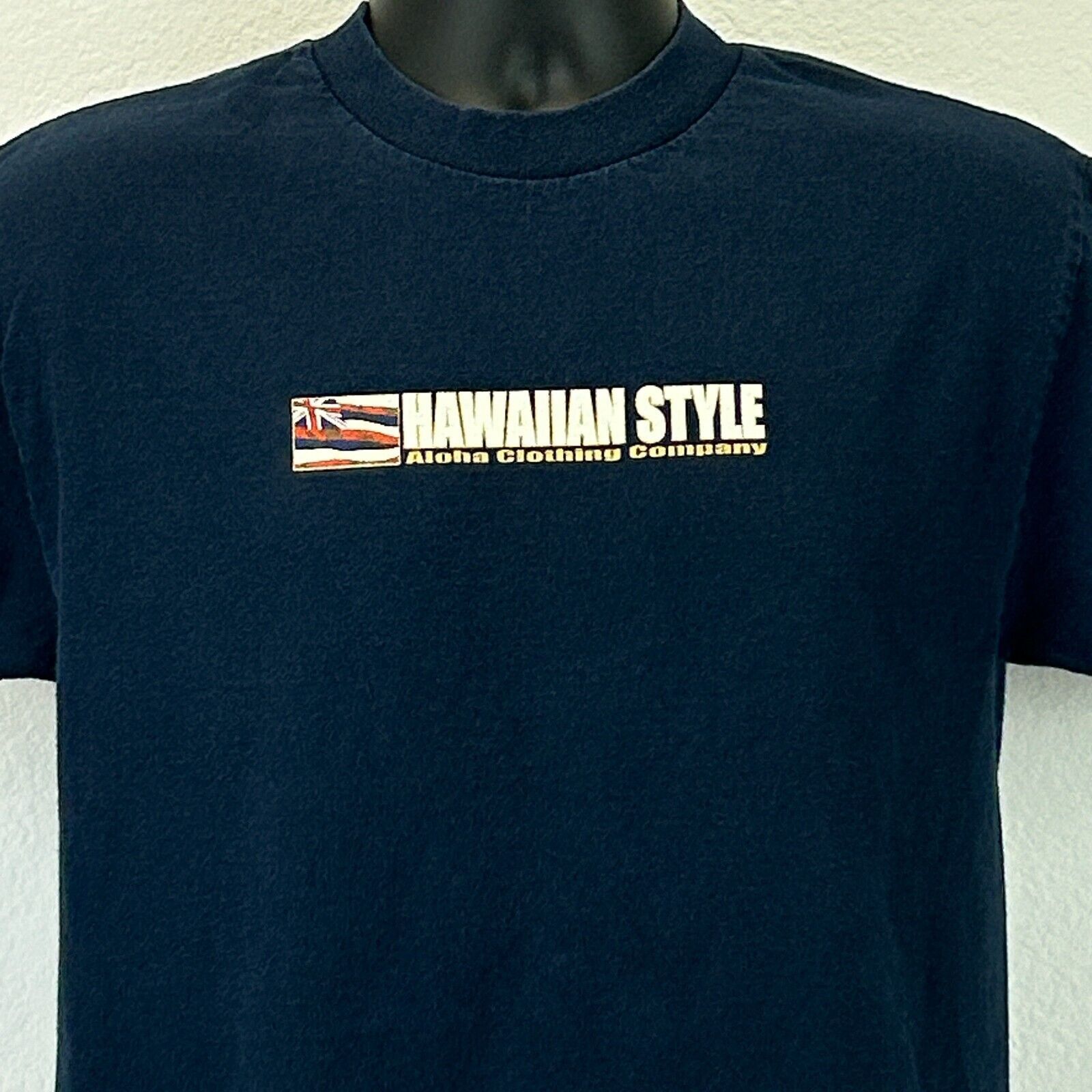 Vintage Vintage 90s Hawaiian Style T Shirt Aloha Clothing Blue M Size US M / EU 48-50 / 2 - 6 Thumbnail