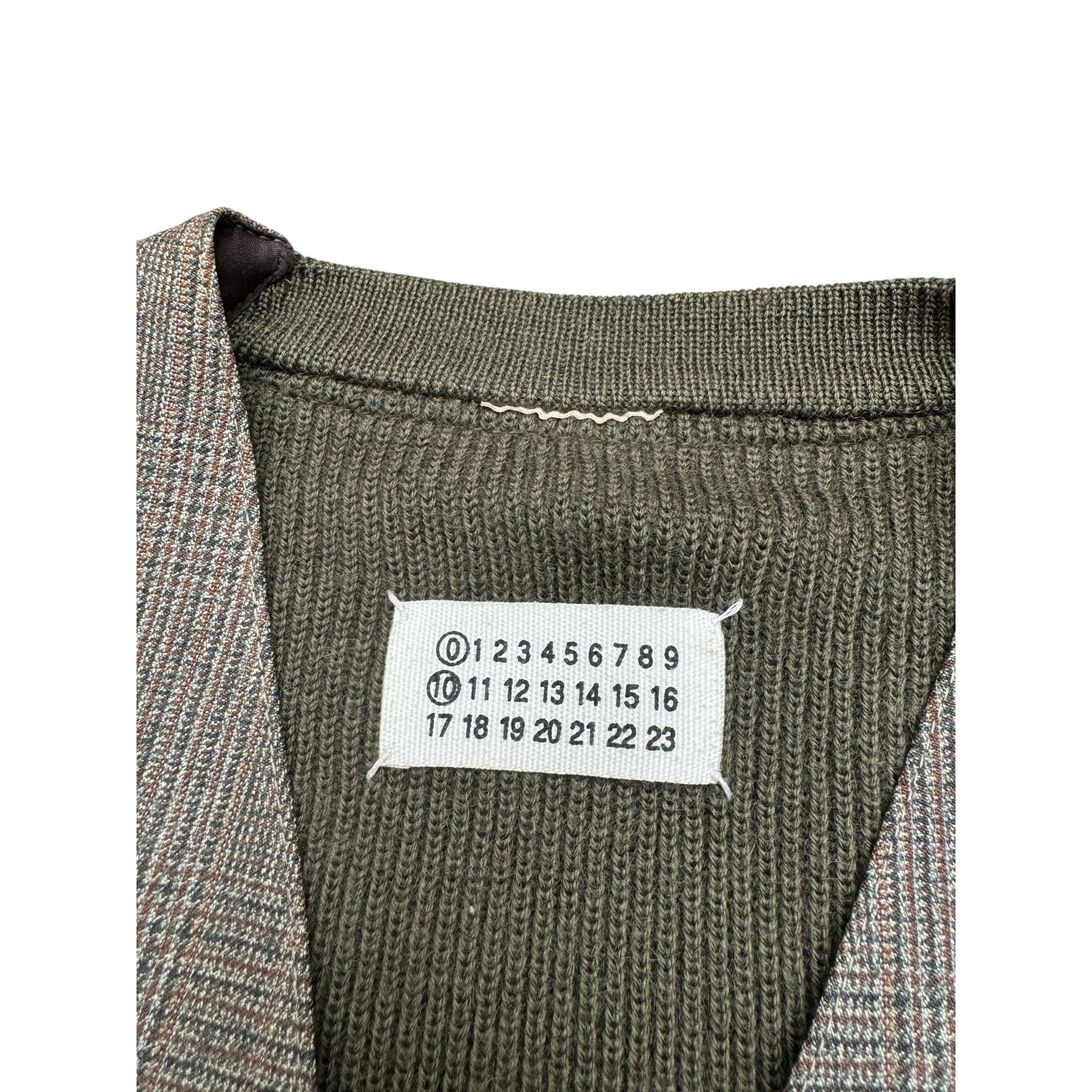 Maison Margiela Early 2000s Artisanal Grey Wool Vest Size US M / EU 48-50 / 2 - 2 Thumbnail