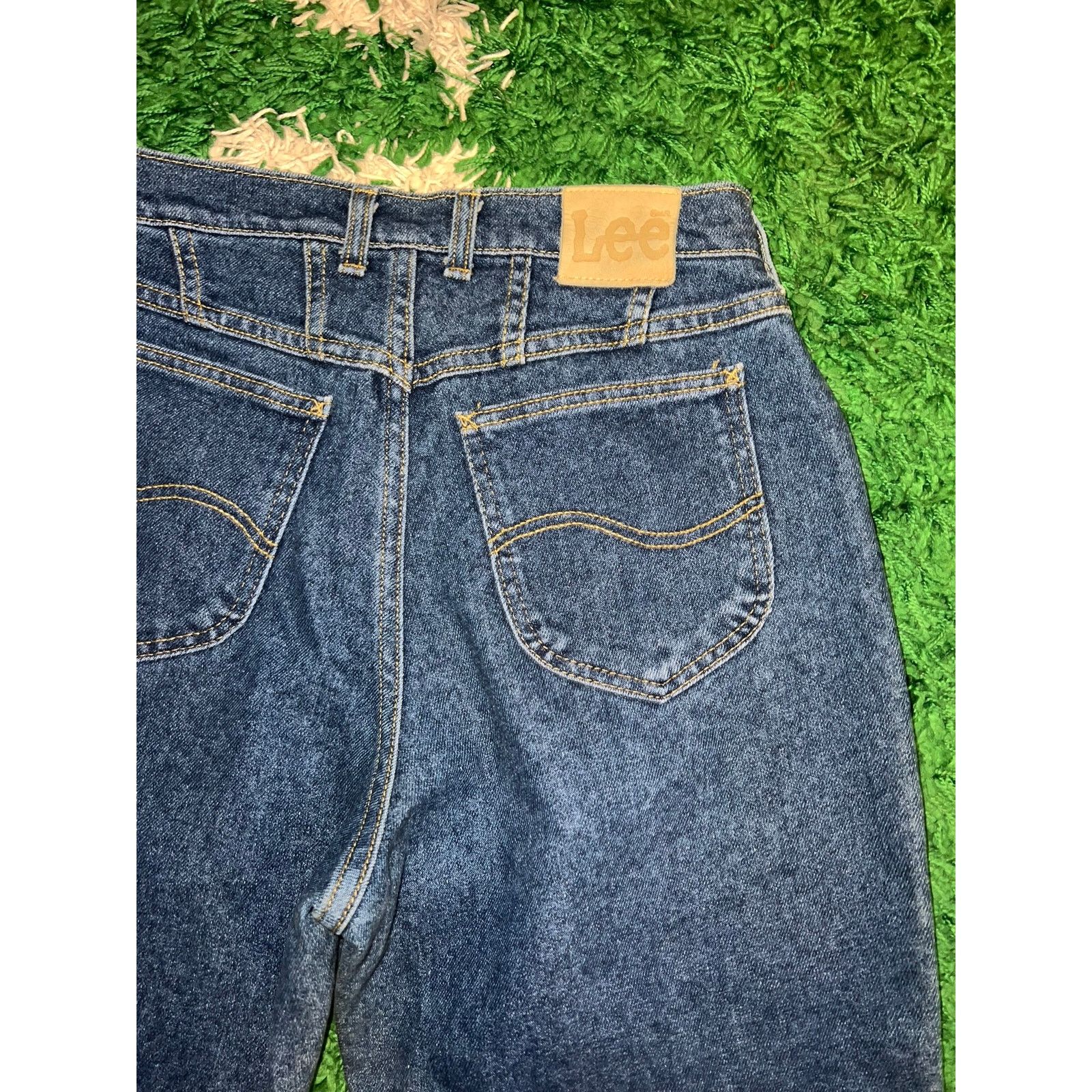 Lee Vintage Women's Lee Petite Blue Denim Jeans Bottoms VTG 12 P Size 34" / US 12 / IT 48 - 8 Thumbnail