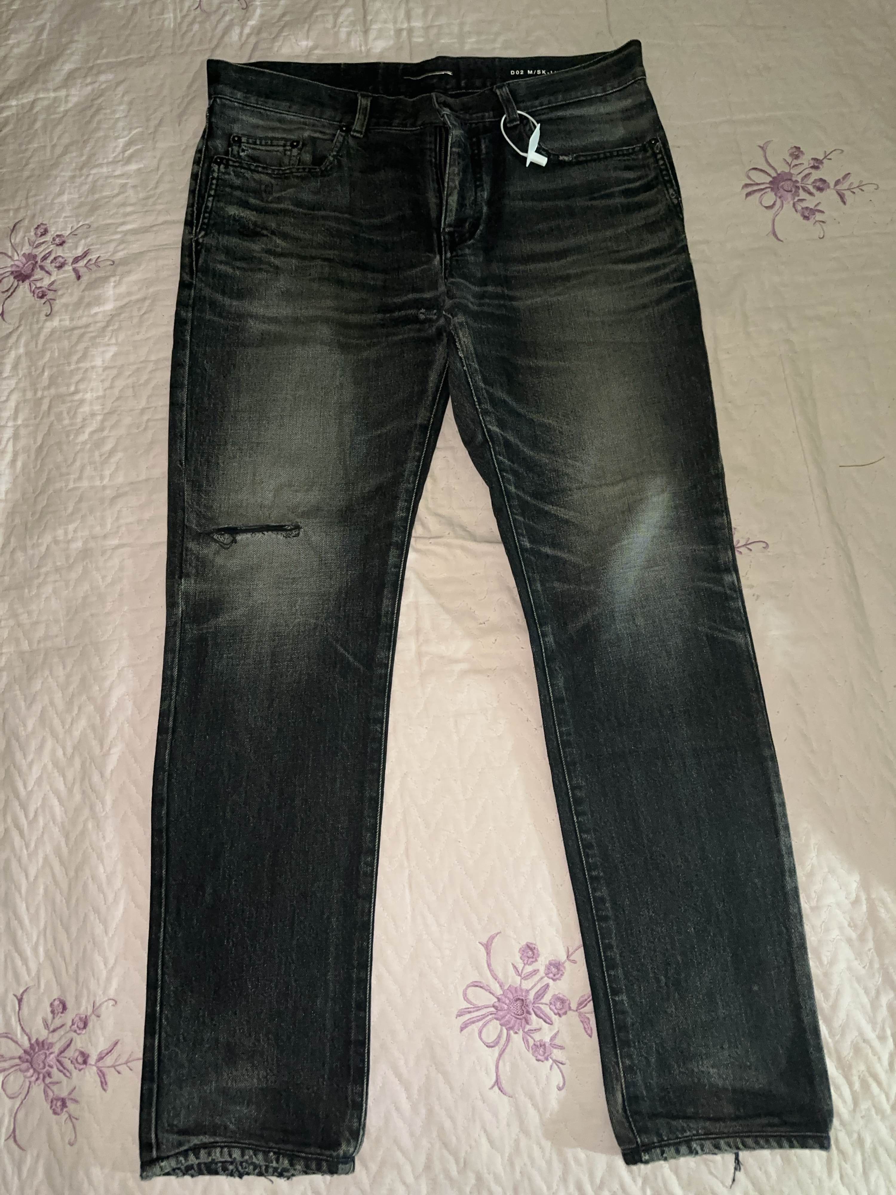 Saint Laurent Paris Saint Laurent D02 Denim Jeans Size 33 Size US 33 - 1 Thumbnail