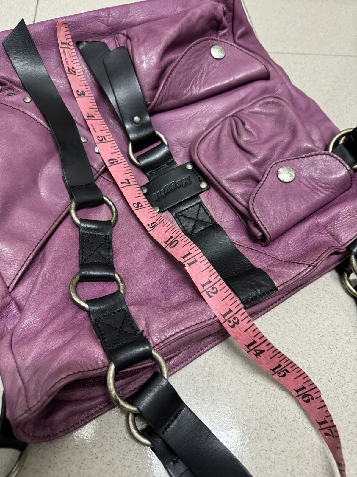 Leather MEGGHI FULL LEATHER MADE IN ITALY SHOULDER BAG Size ONE SIZE - 4 Thumbnail
