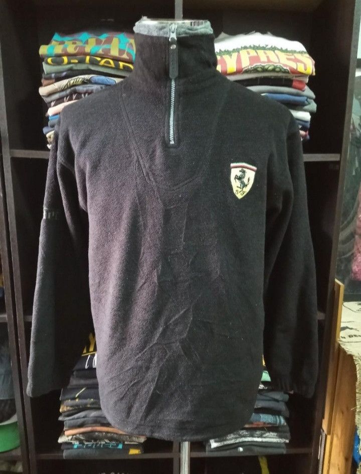 Ferrari Ferrari Half Zipper Fleece Sweater Size US S / EU 44-46 / 1 - 1 Thumbnail