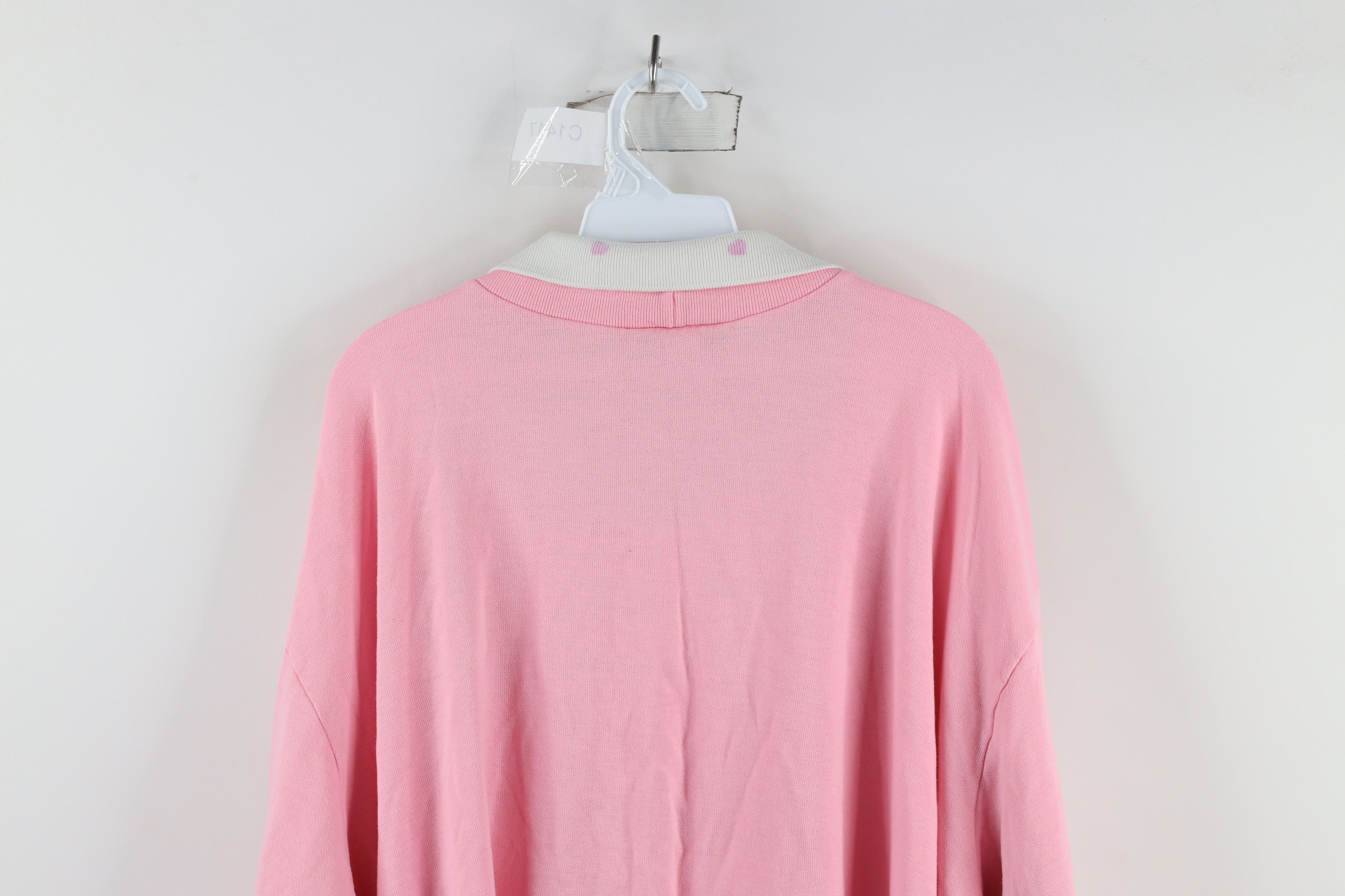 Vintage Vintage 90s Country Primitive Collared Sweatshirt USA Size 3XL / US 20-22 - 13 Thumbnail