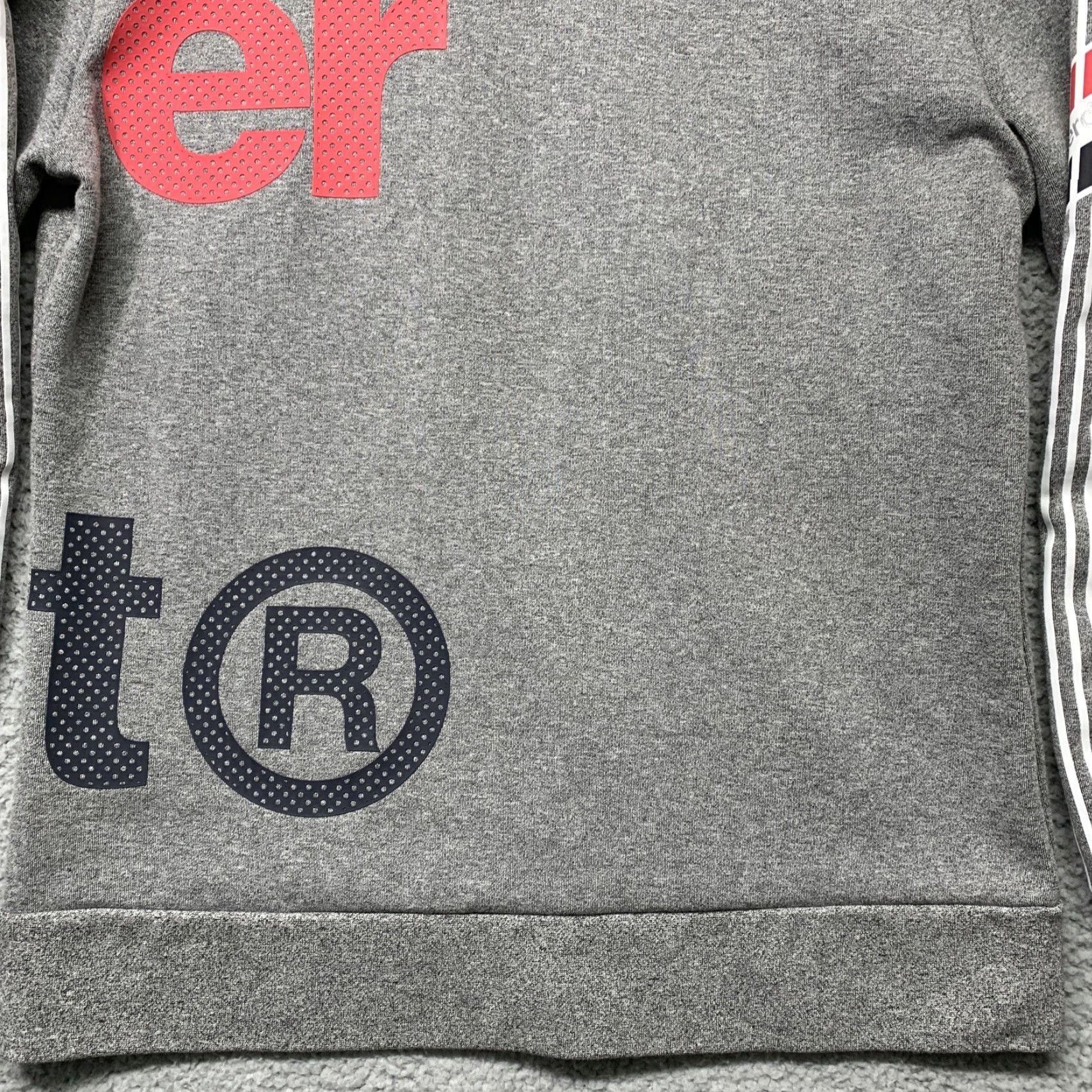 Superdry Superdry Sweatshirt Athletic Co XL Gray Red White Logo Pullover Crew Neck Women Activewear Size XL / US 12-14 / IT 48-50 - 6 Thumbnail