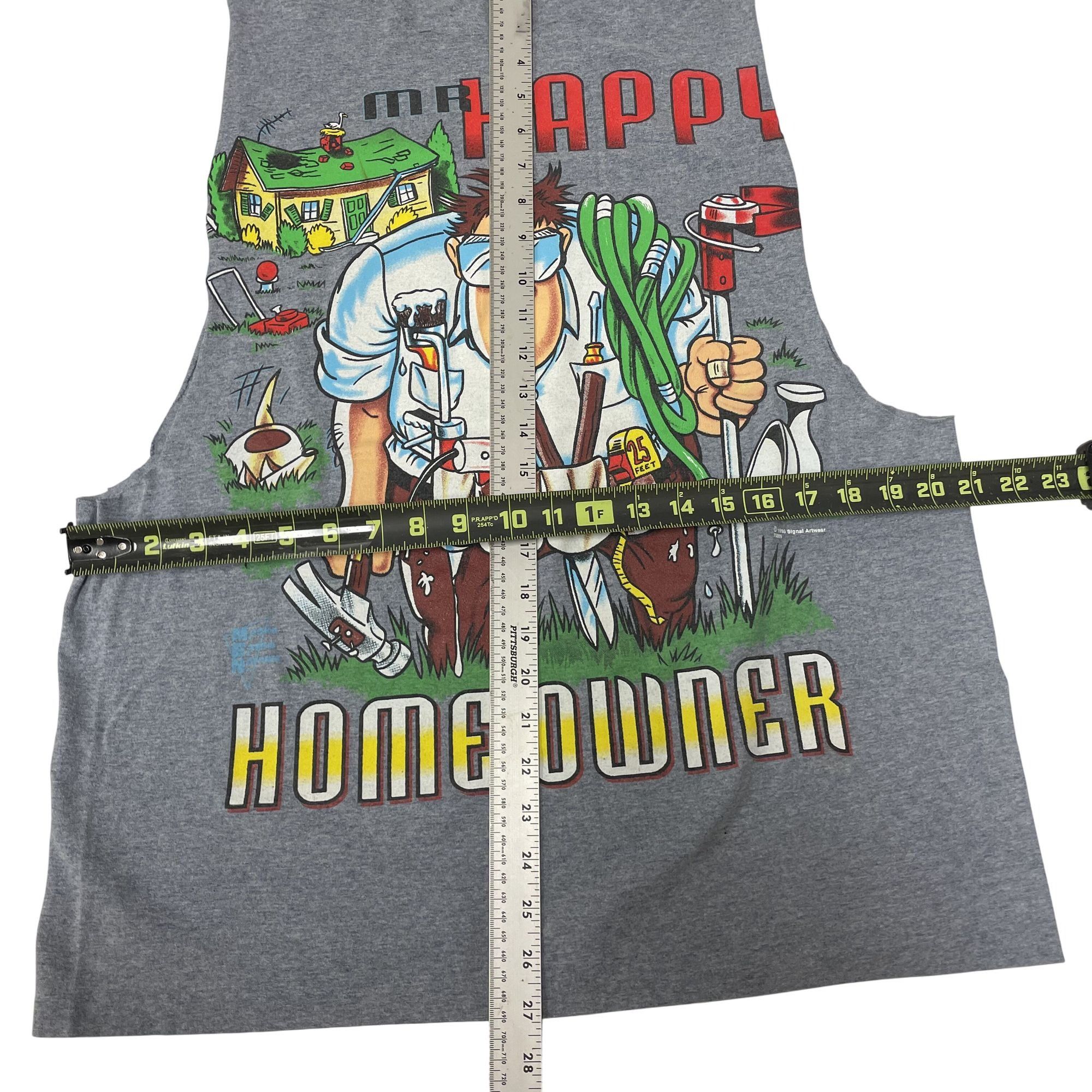 Other Vtg MR HAPPY Homeowner TOOL Man 1995 Sleeveless Tank Top Size US L / EU 52-54 / 3 - 5 Thumbnail
